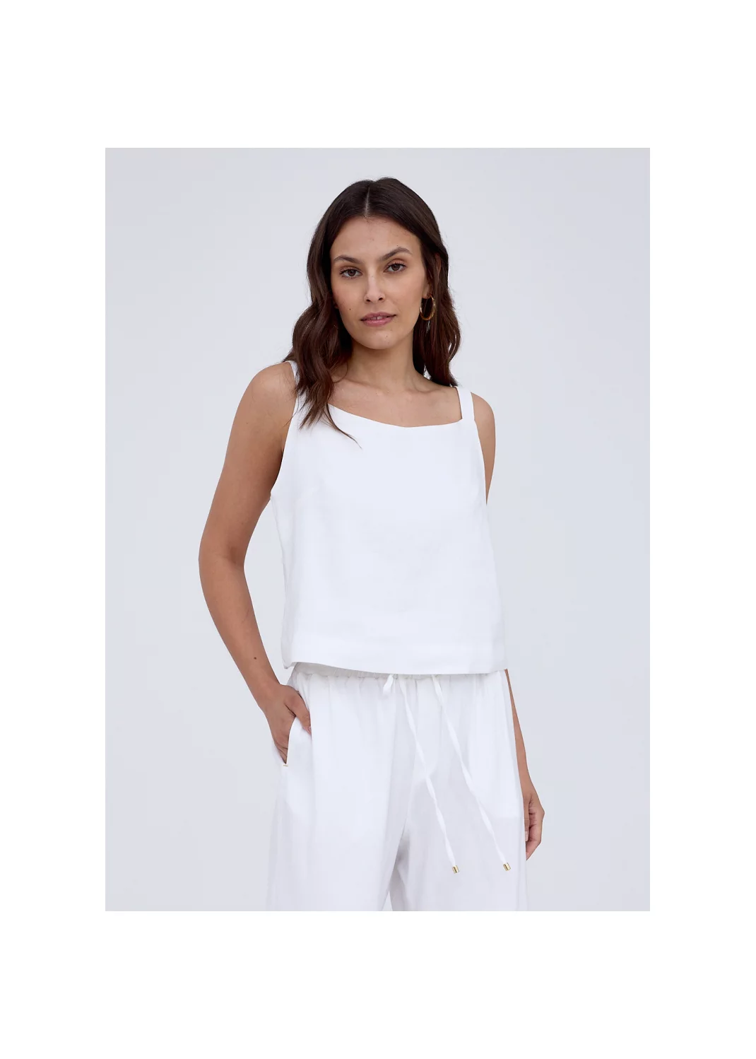 Top OLIVIA linen - 124698