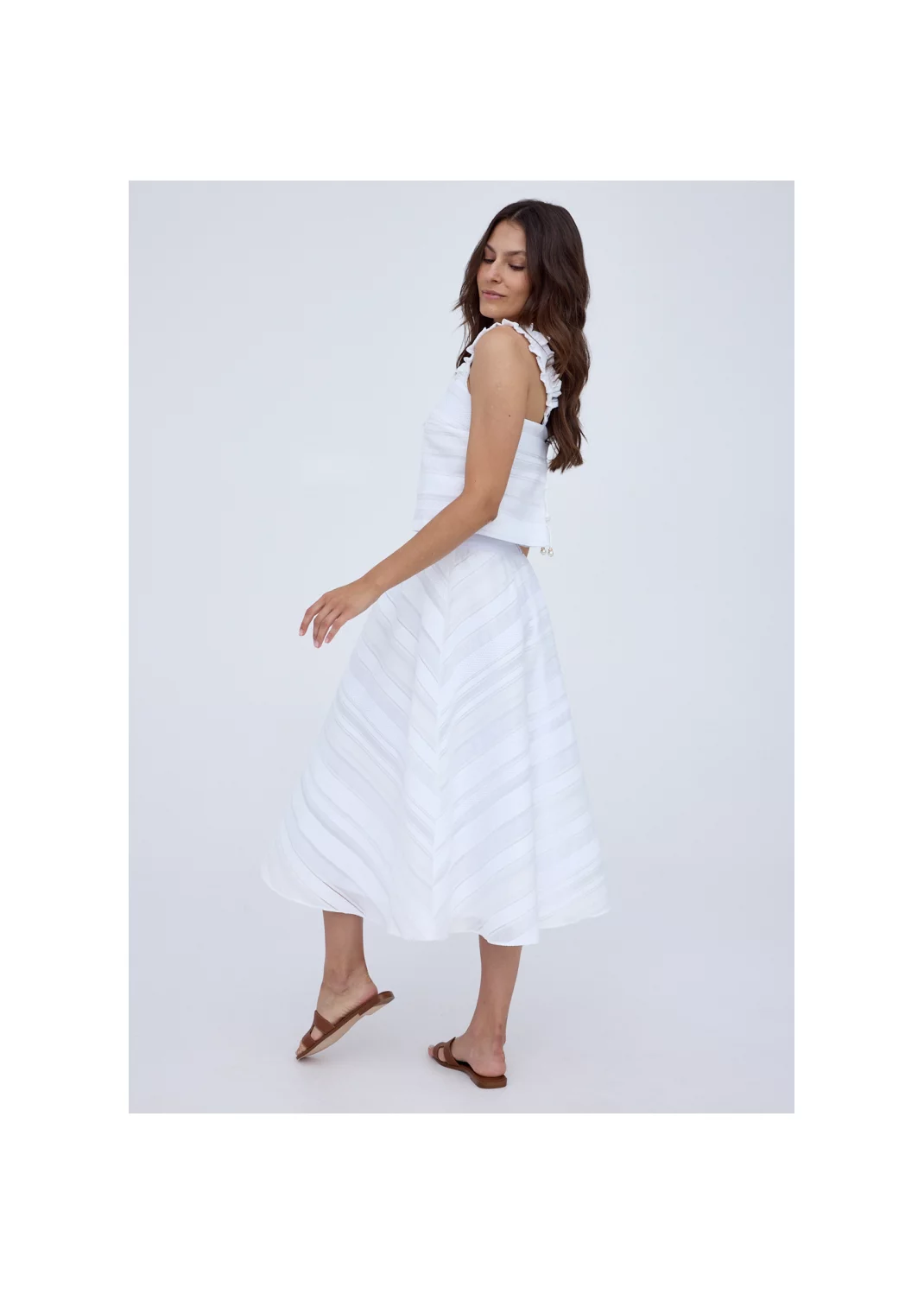 Skirt LOUISE biały - 124625