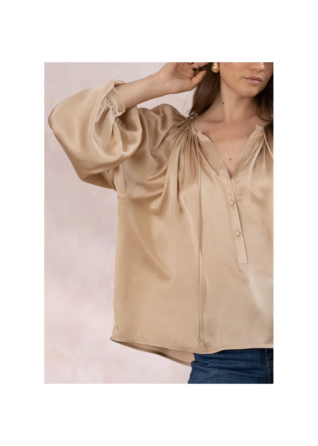 Blouse JANE gold - 125595