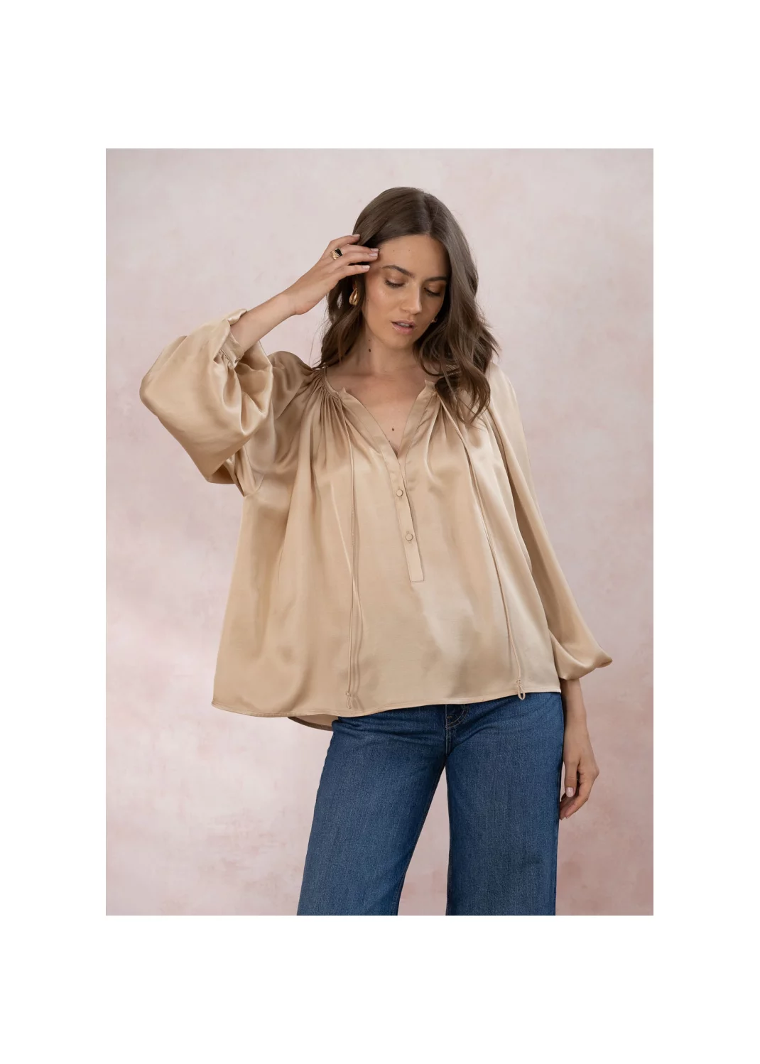 Blouse JANE gold - 125596