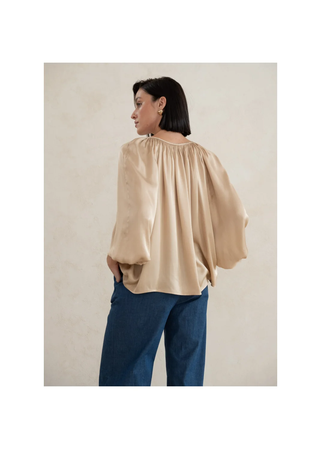 Blouse JANE gold - 125598