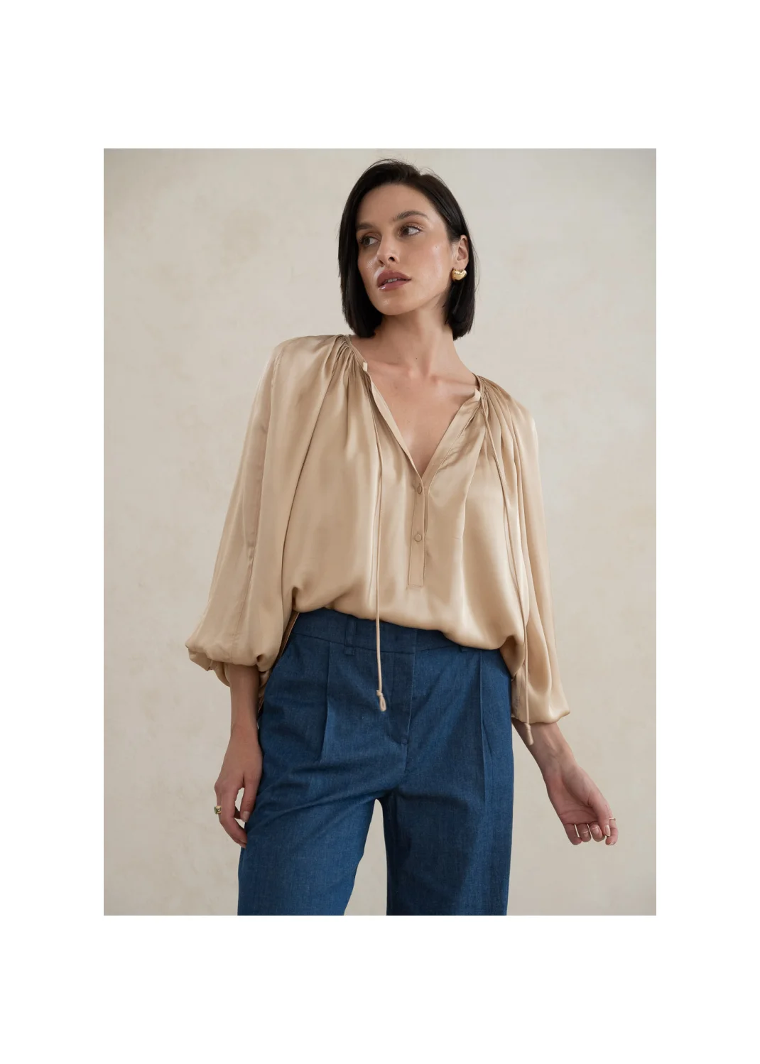 Blouse JANE gold - 125600