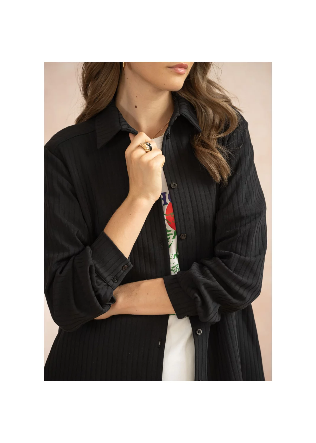 Shirt ANSELMA black - 123599