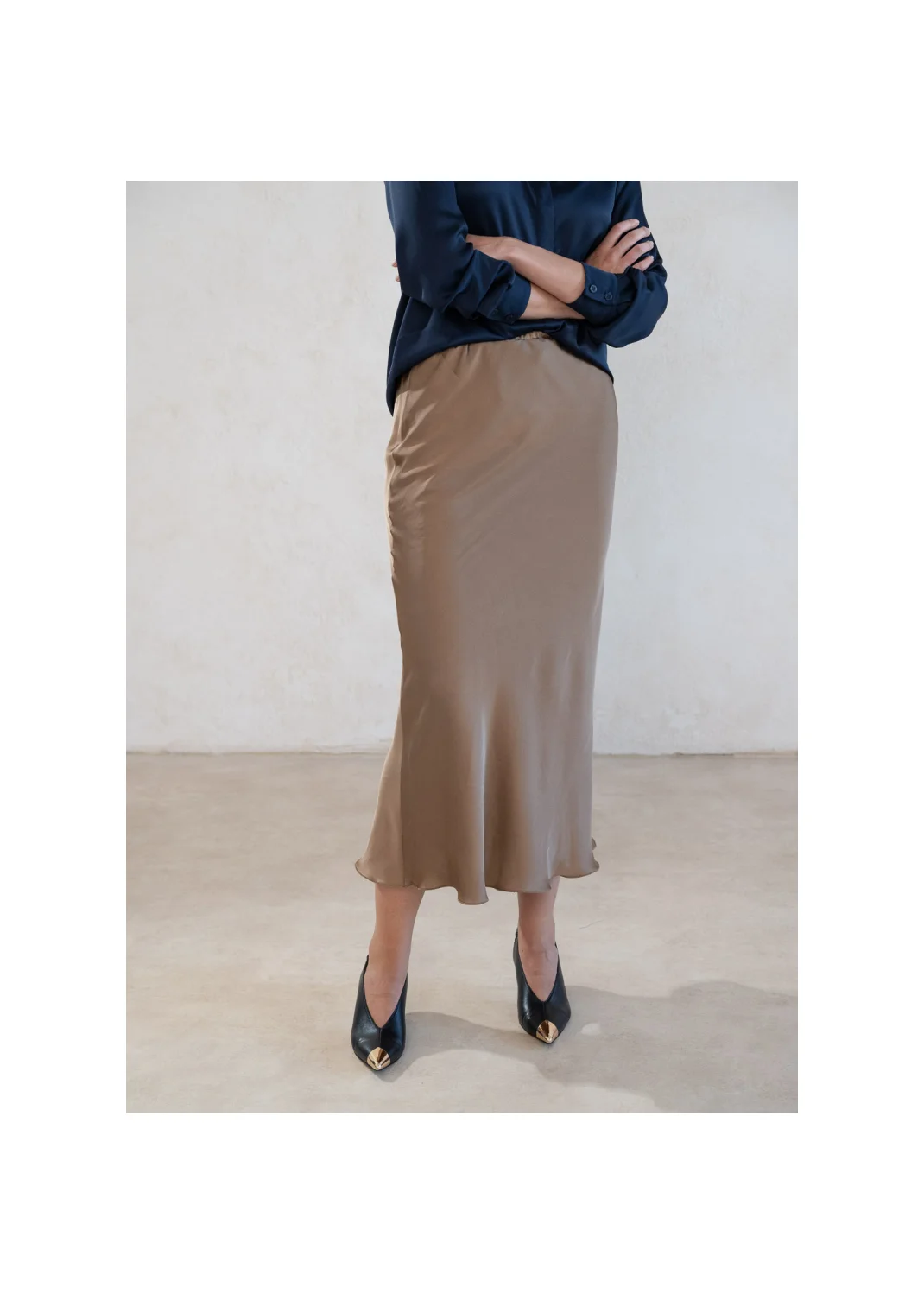 Skirt CLYDE gold beige - 123652