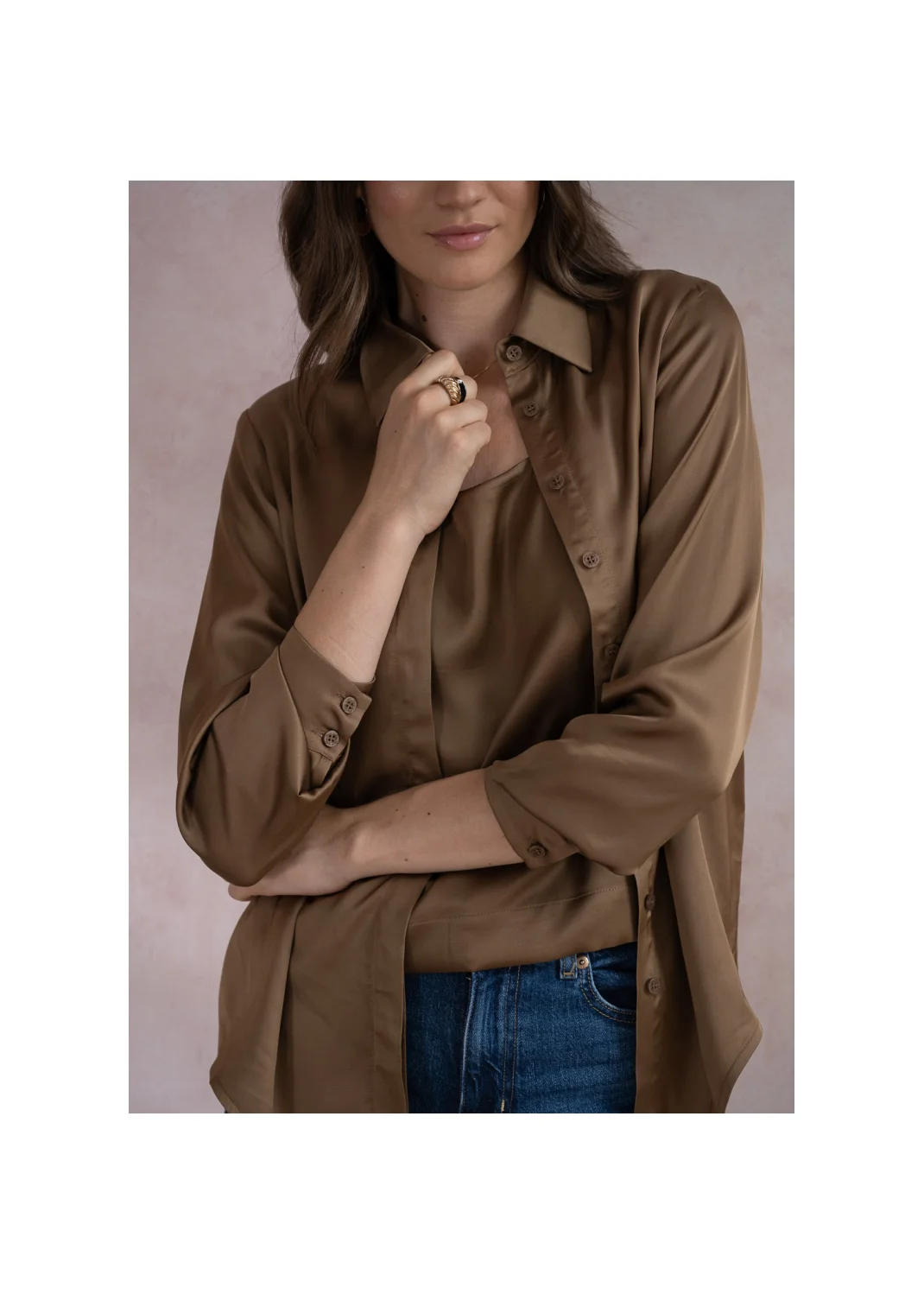 Shirt CAPRICE gold beige - 125282