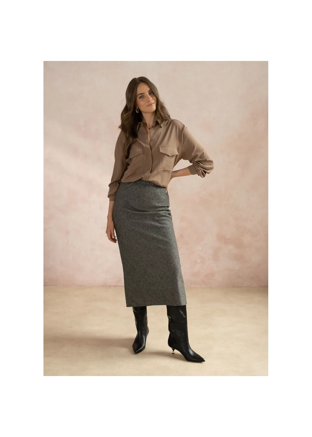 SANDERA skirt wool - 122689