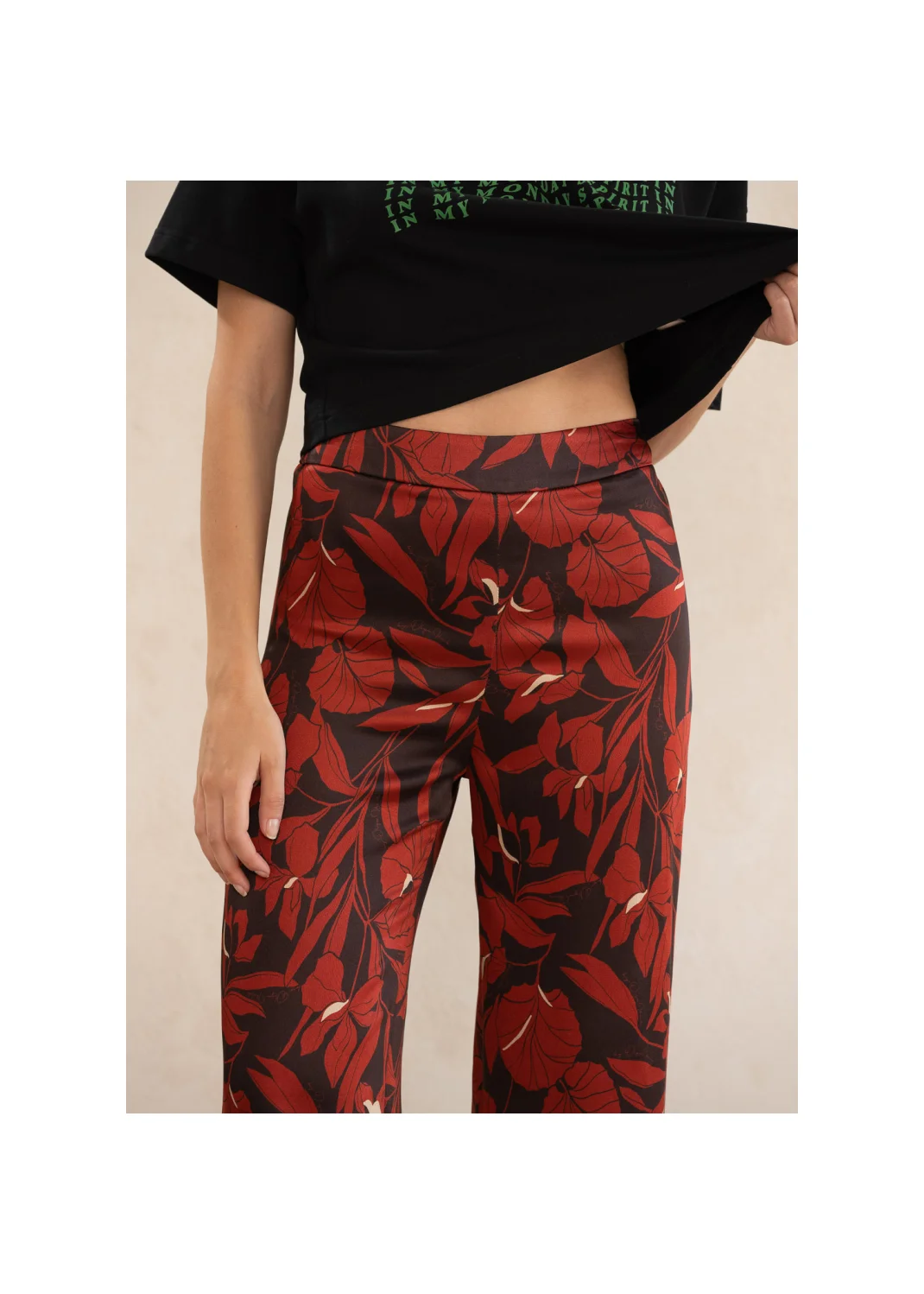 Pants CELESTE flowers - 124513