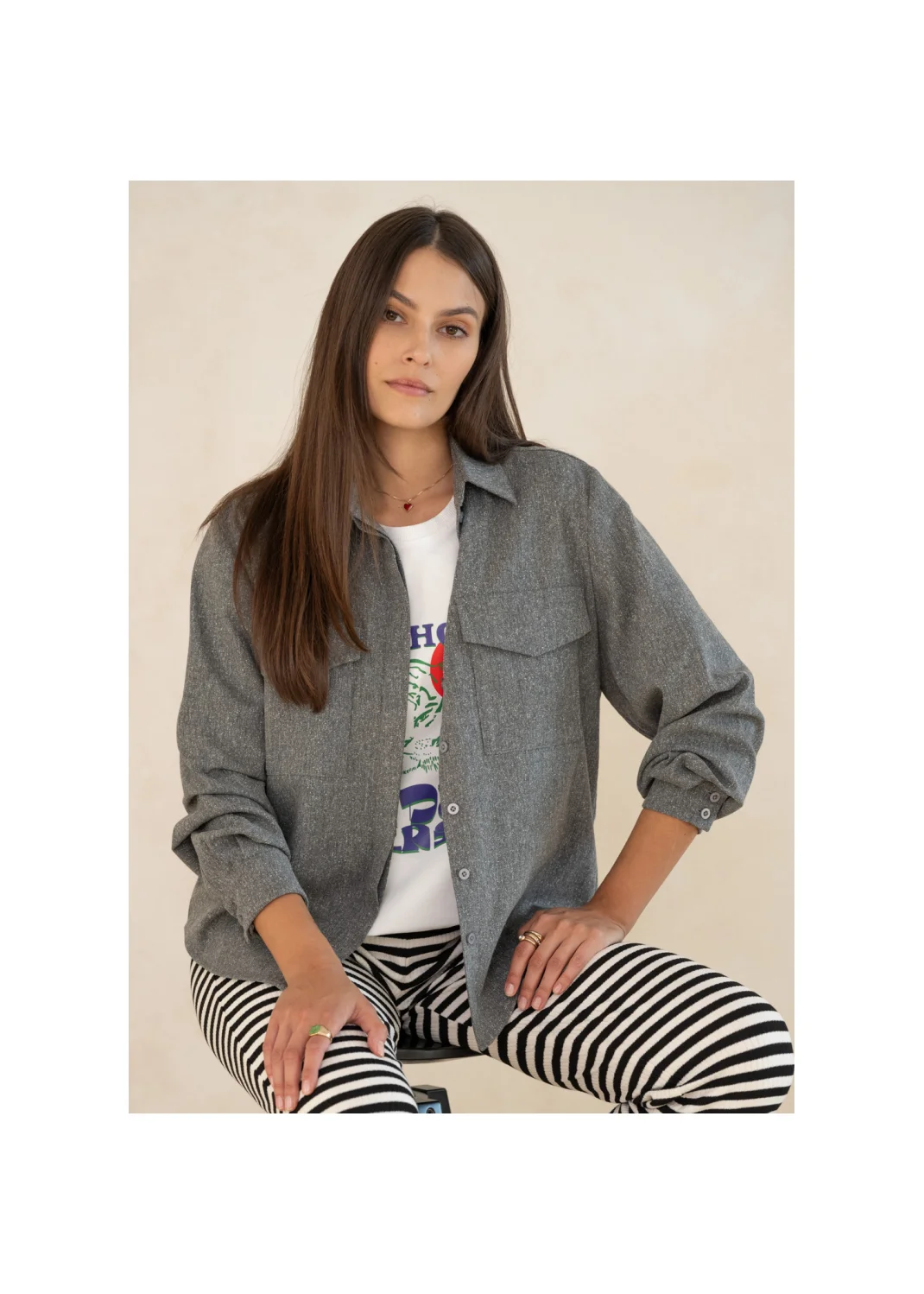 Shirt NESTE gray - 127176