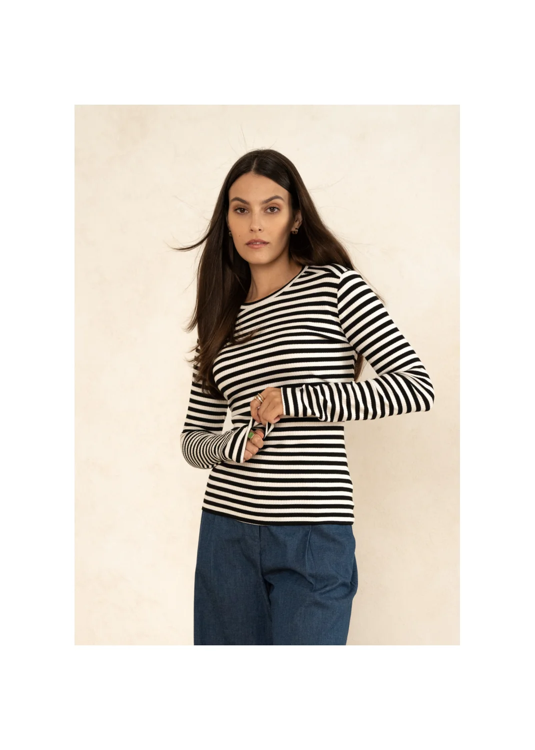 Longsleeve CLEMIS striped  - 127308