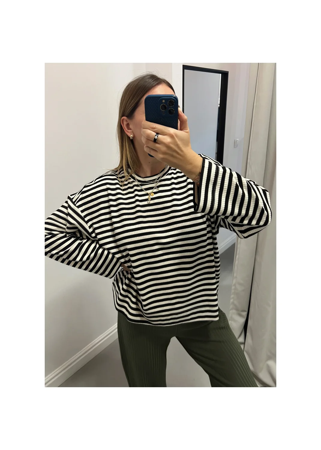 Sweatshirt DANIELLA striped - 127316