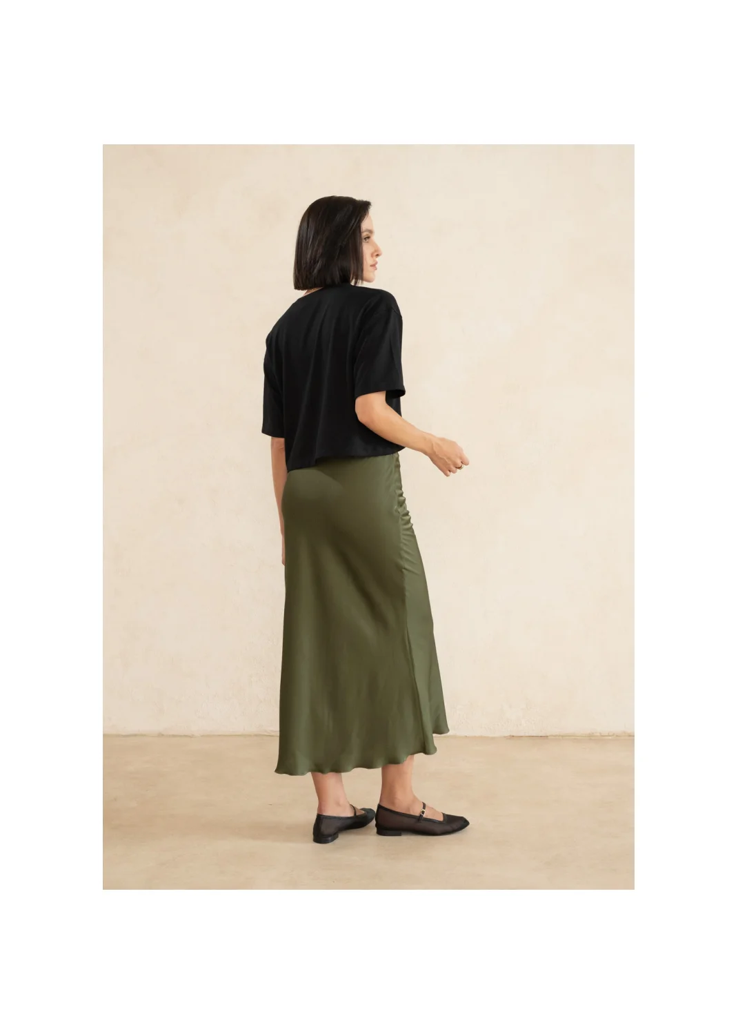 Skirt CLYDE olive  - 127435