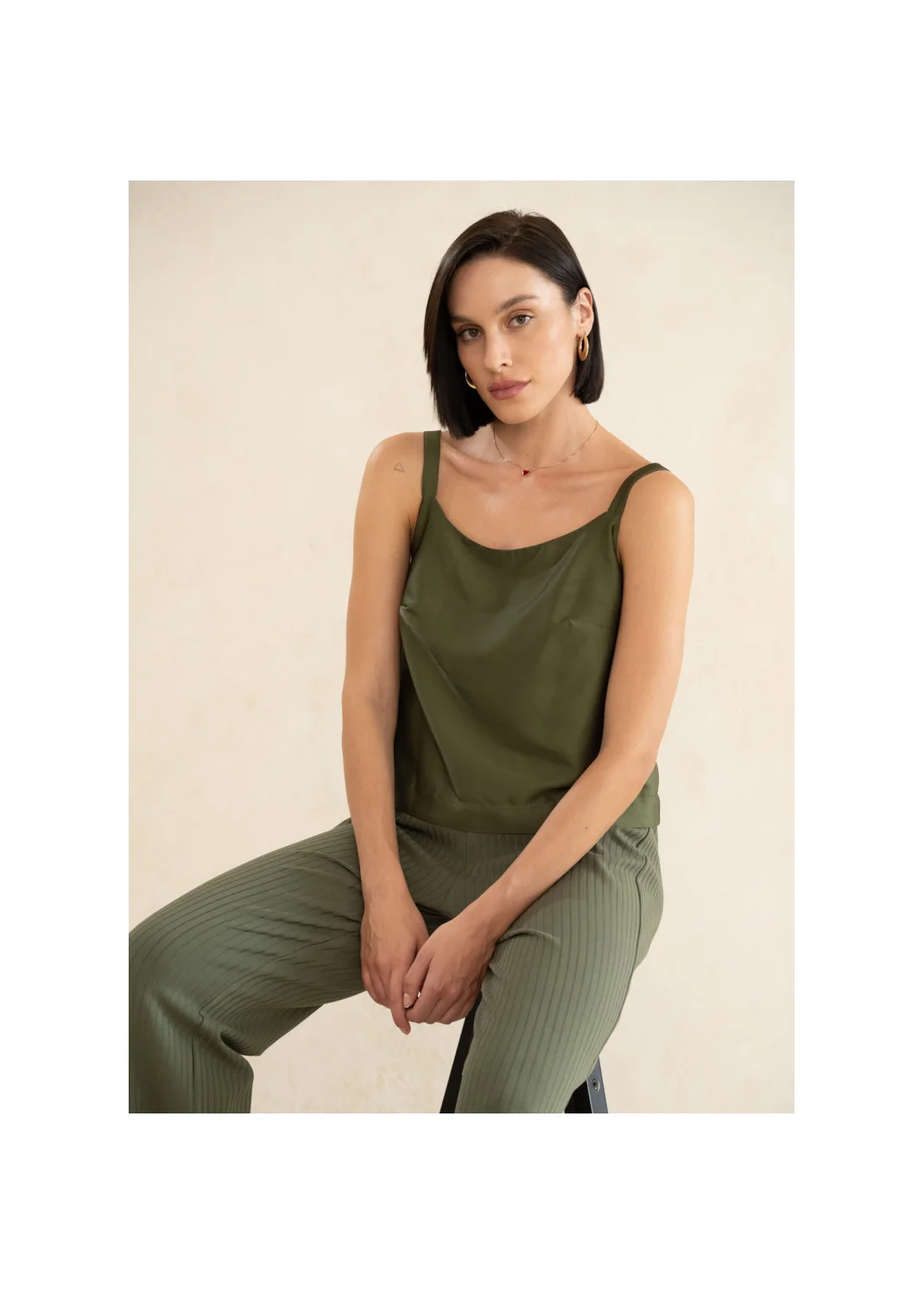 Top CLYDE olive - 127432