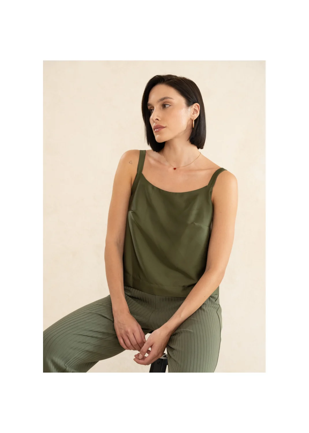 Top CLYDE olive - 127434