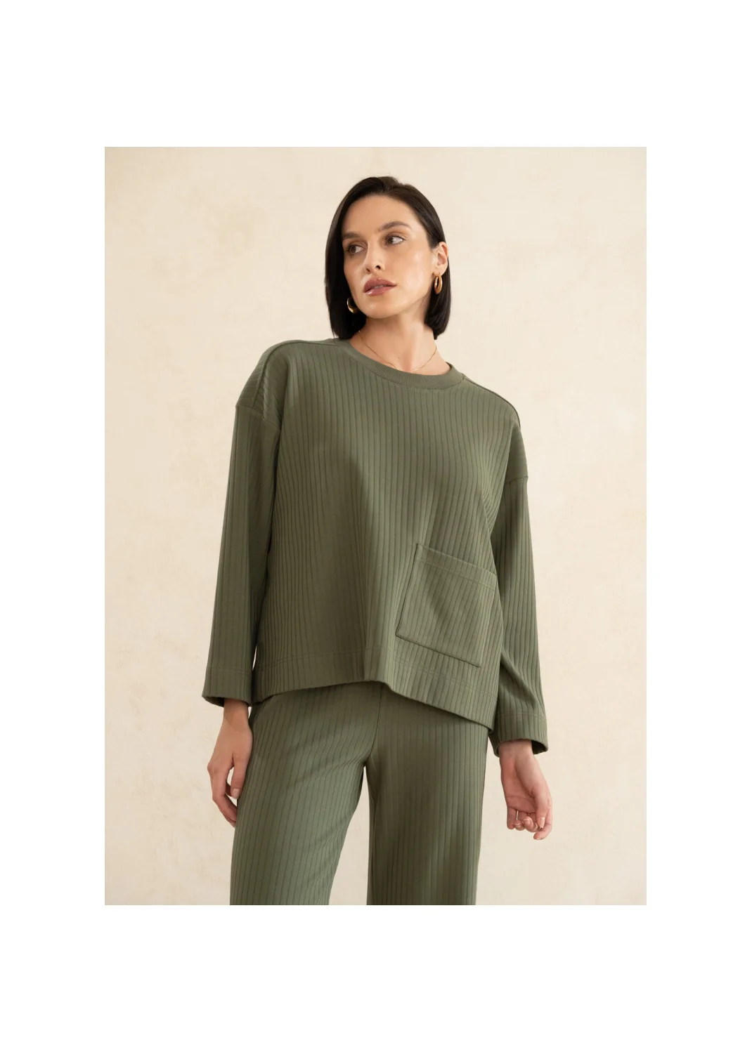 Sweatshirt GARDENIA green - 127359