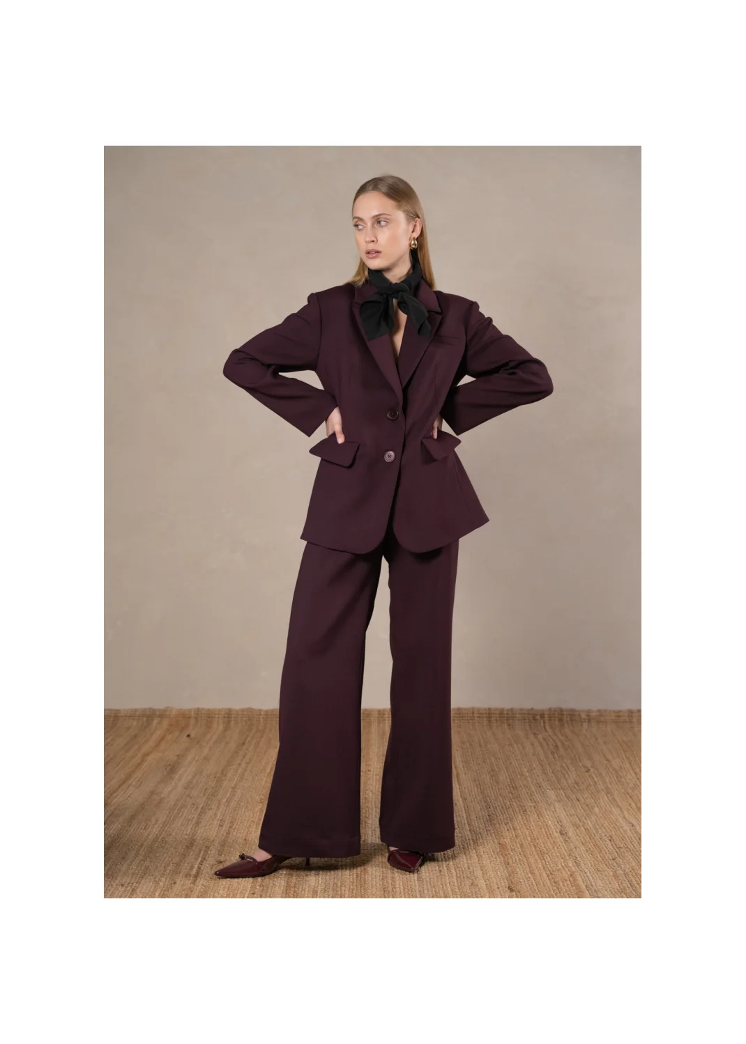 Jacket FORDEPIA burgundy - 134412