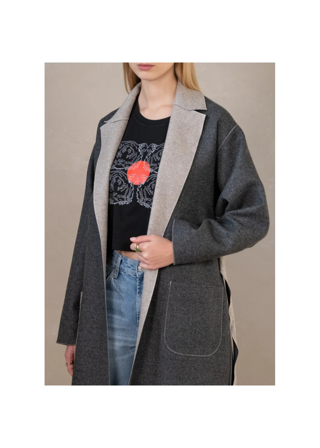 Coat LOLLINO double-sided - 134077