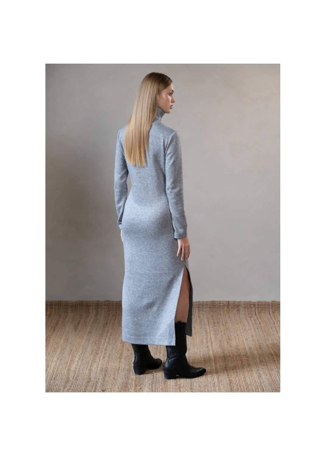 Dress FLORENCJA wool gray - 134707