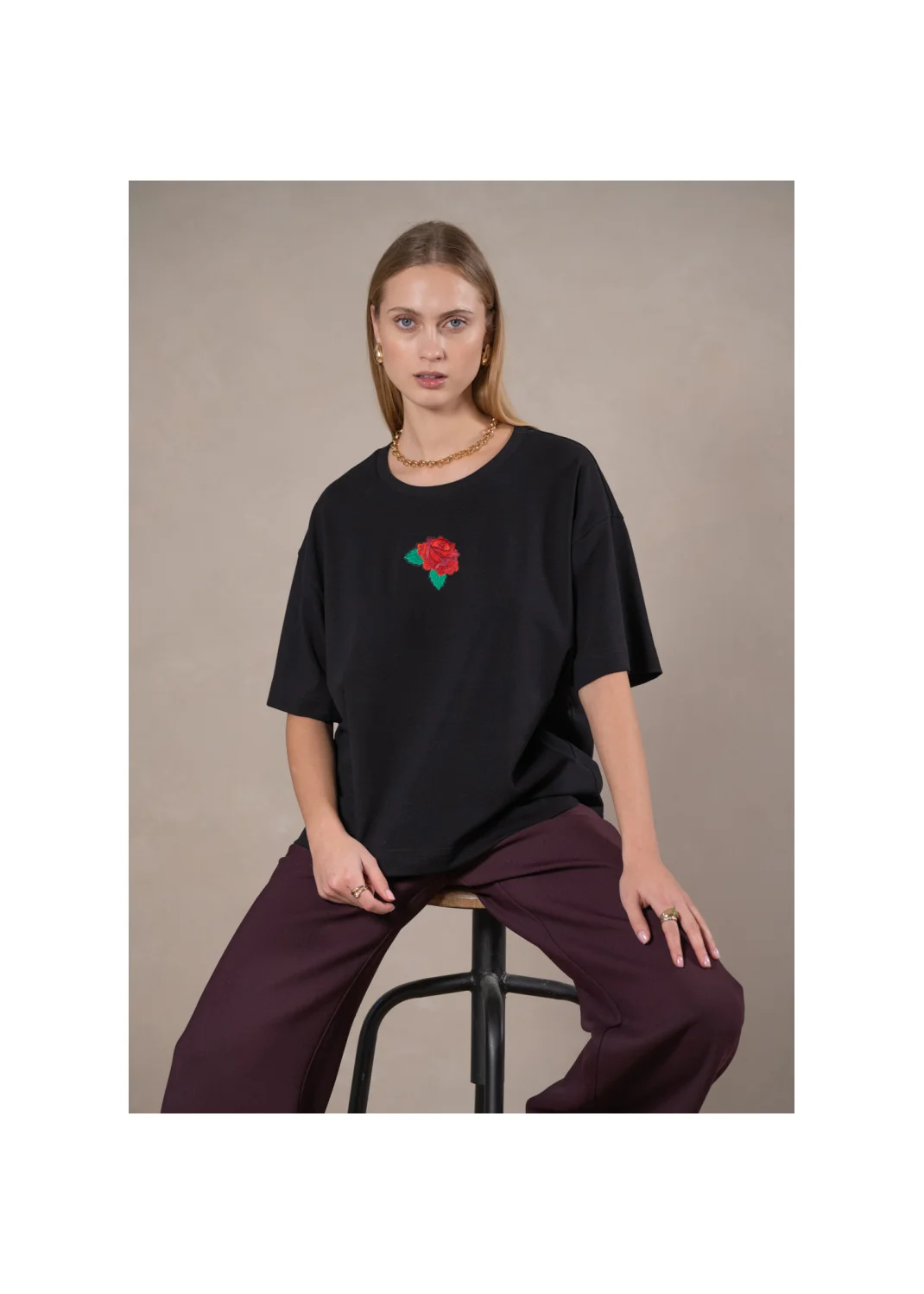 T-shirt CLOVER black - 134392