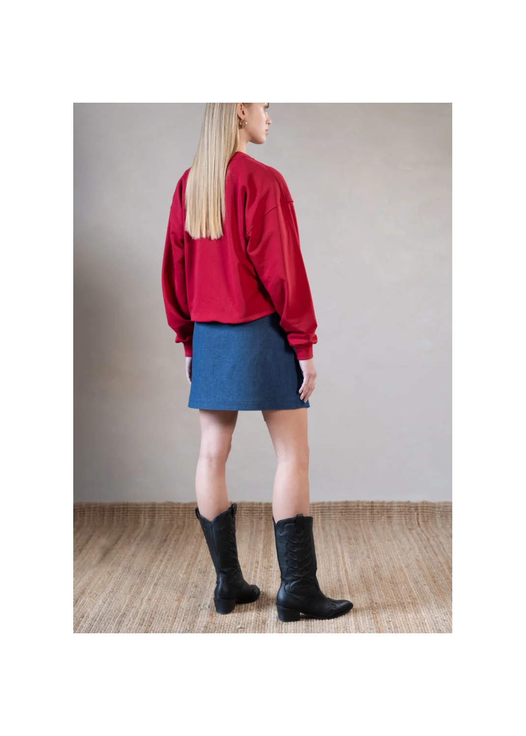 Sweatshirt MARION burgundy - 132460