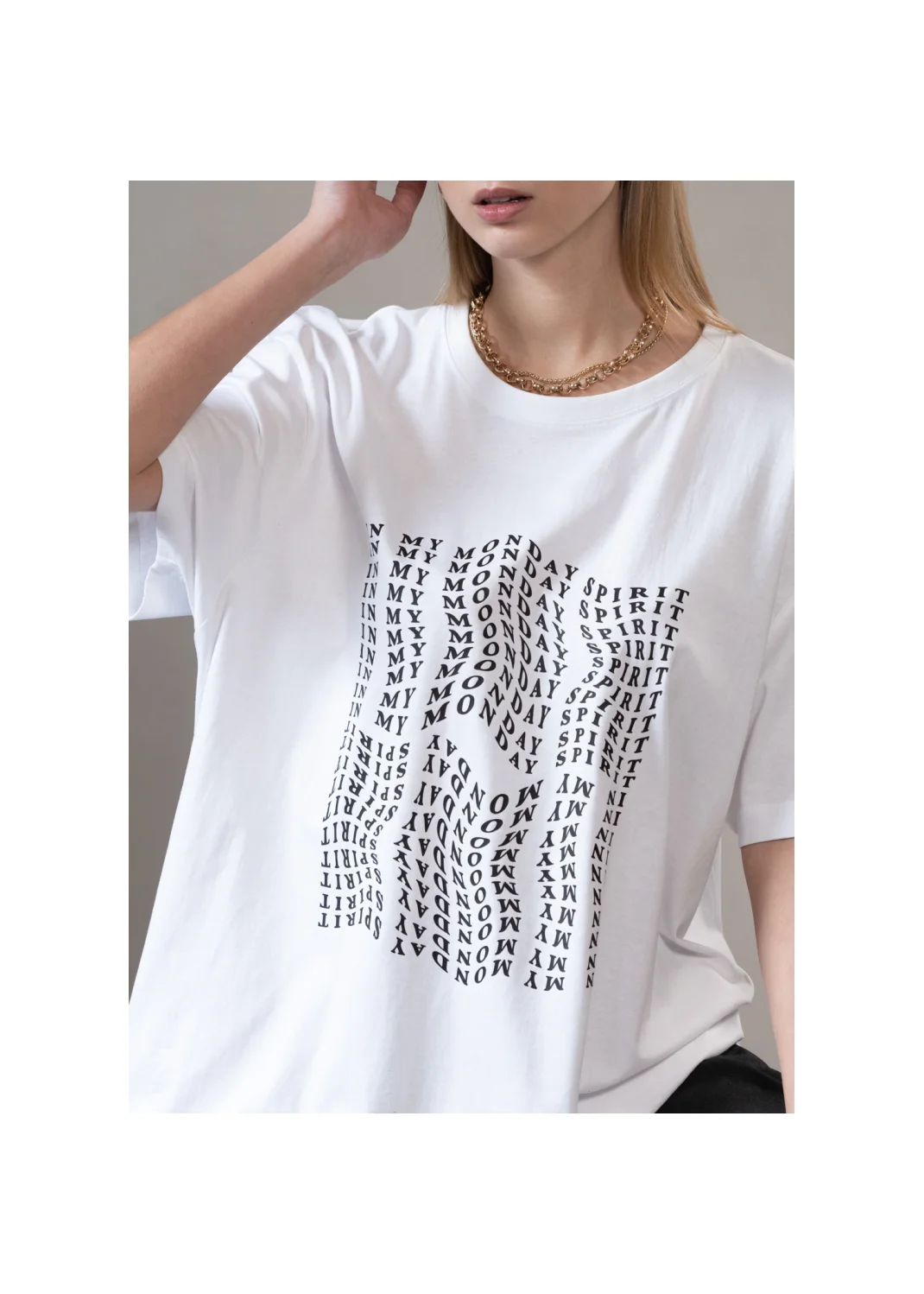 T-shirt FLORES white - 133087