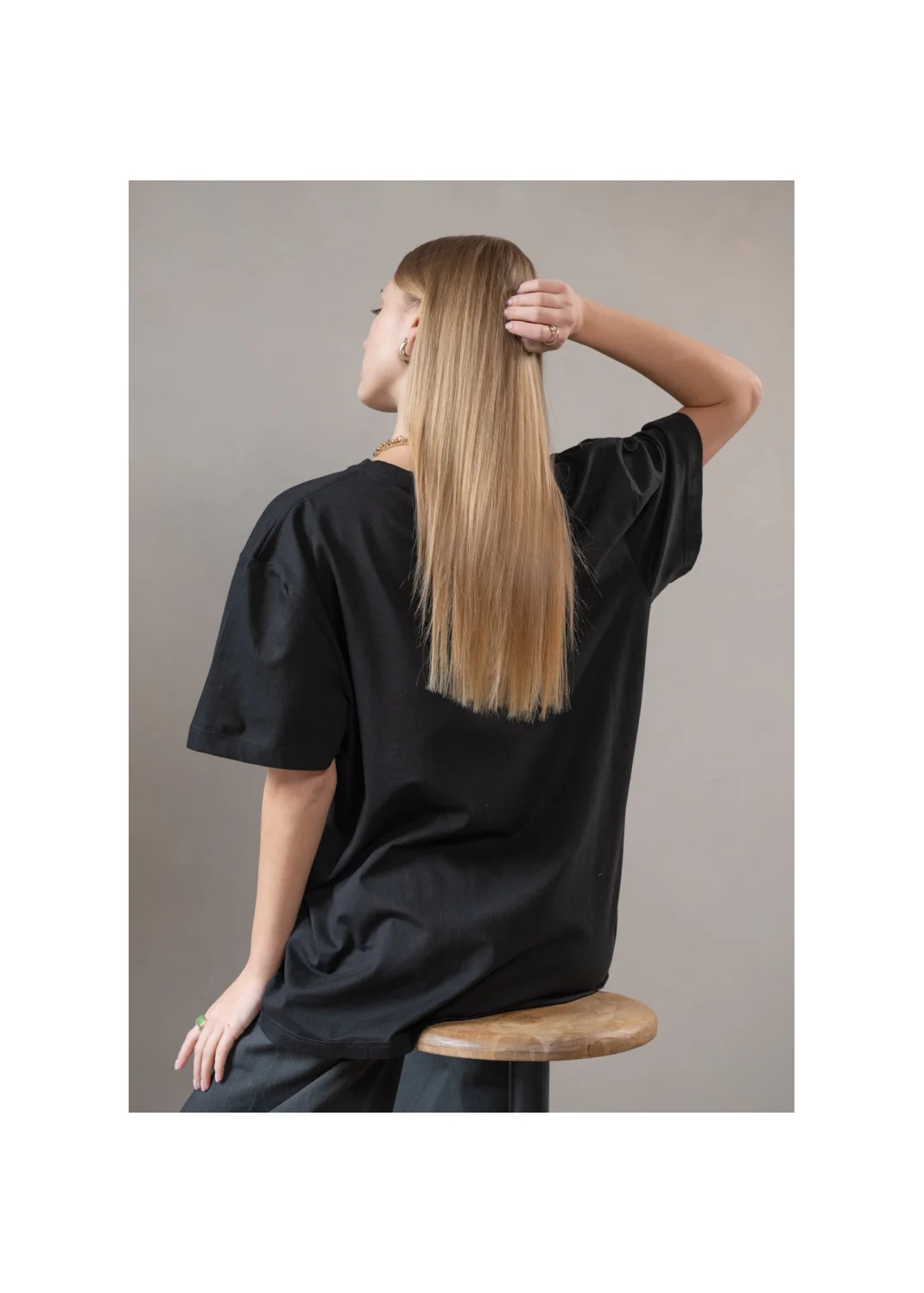 T-shirt FLORES black - 135768