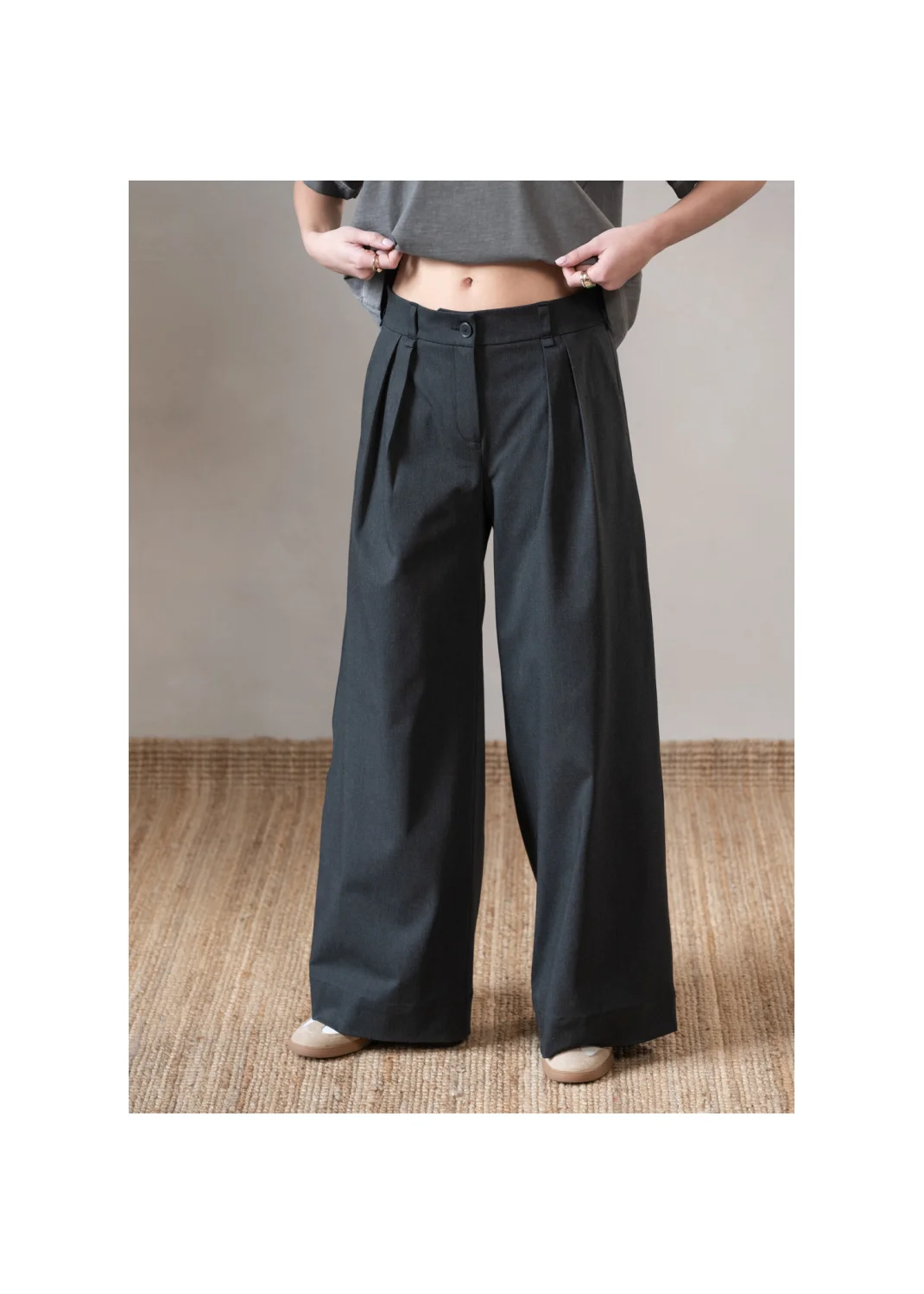 Trousers MUSCARI gray - 133599