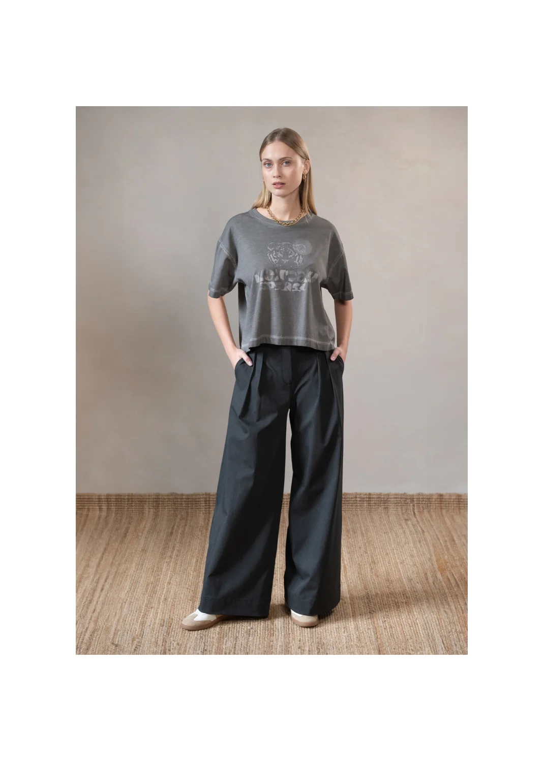 Trousers MUSCARI gray - 133601