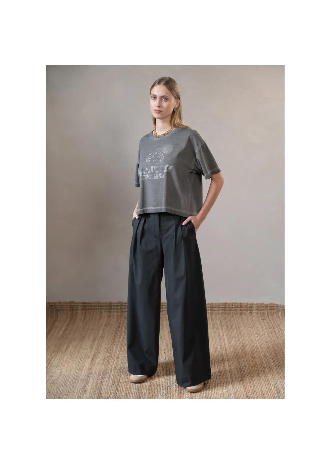 Trousers MUSCARI gray - 133602