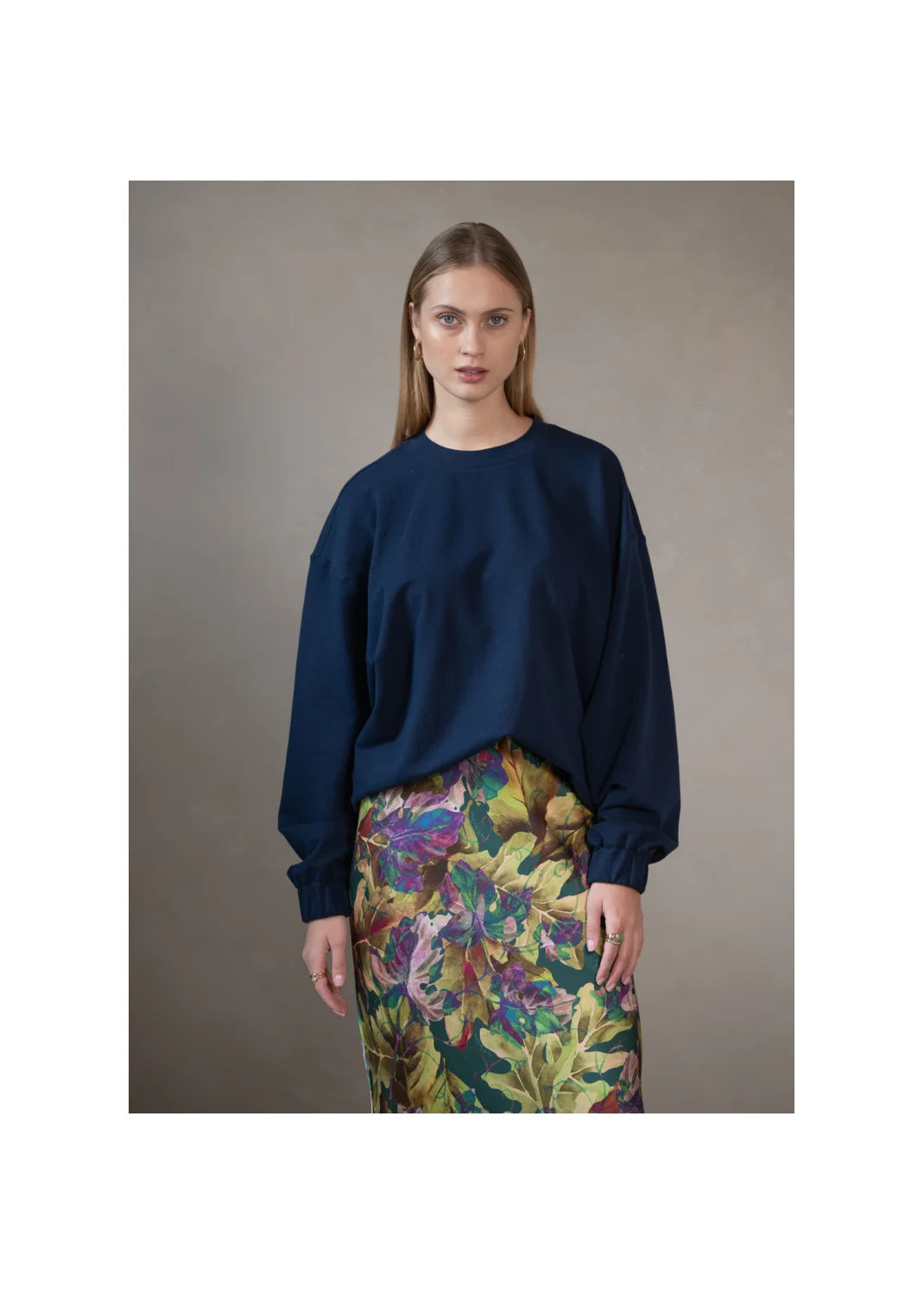 Sweatshirt SASHA navy - 133124