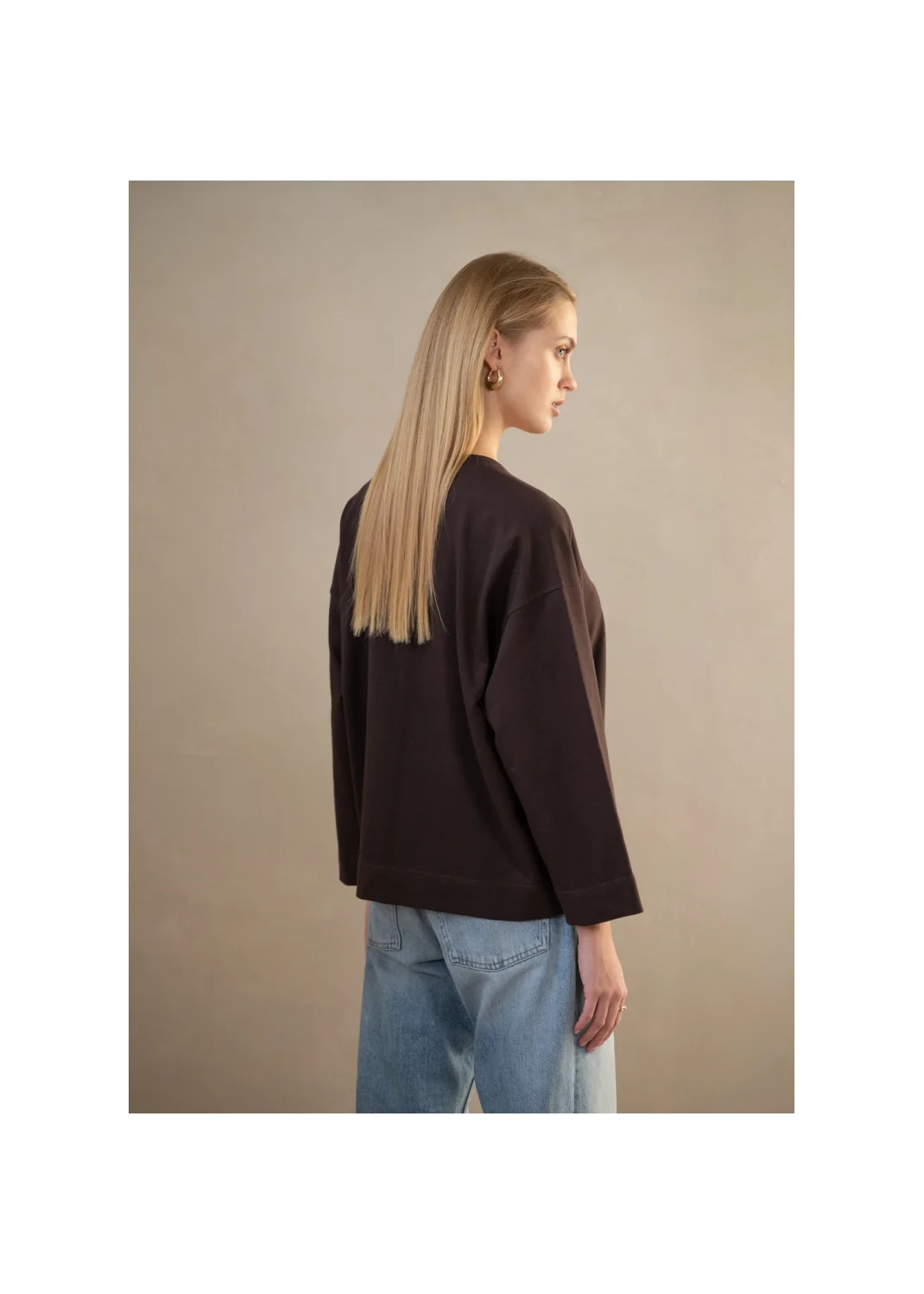 Sweatshirt GRACJA brown - 133555