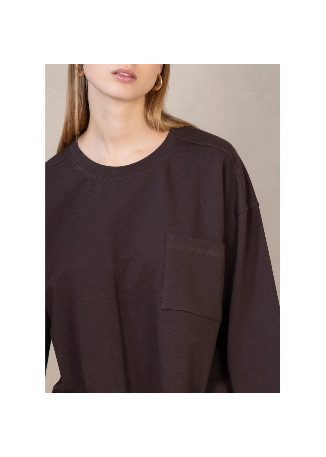 Sweatshirt GRACJA brown - 133556