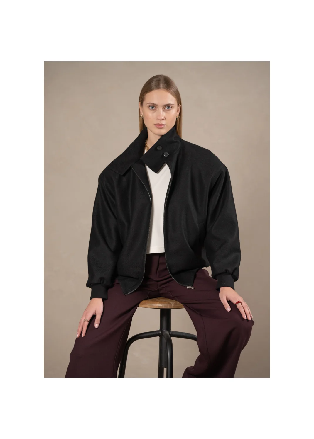 Bomber jacket RUBIA wool - 134921