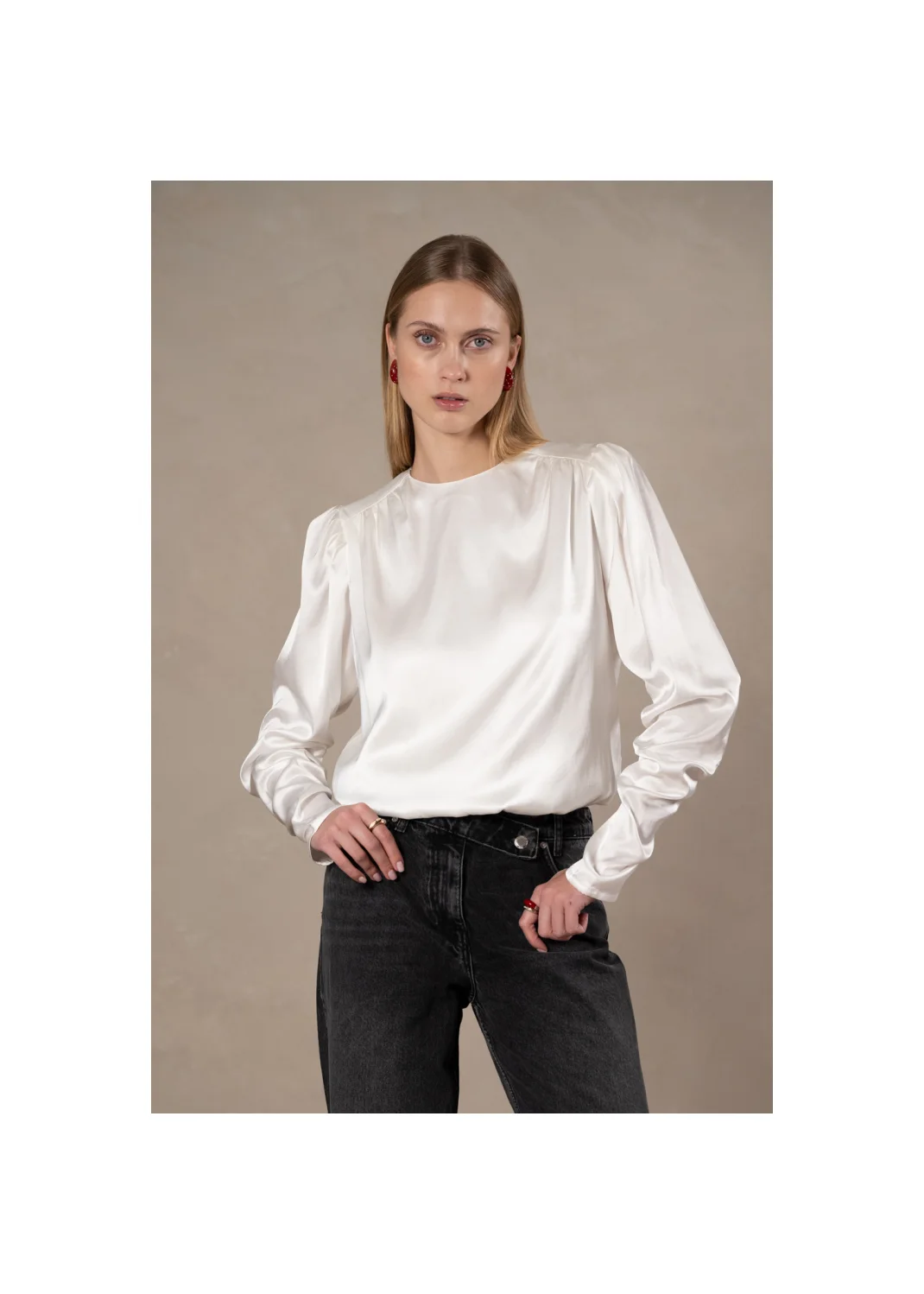 Blouse ALEXANDRA cream - 134632