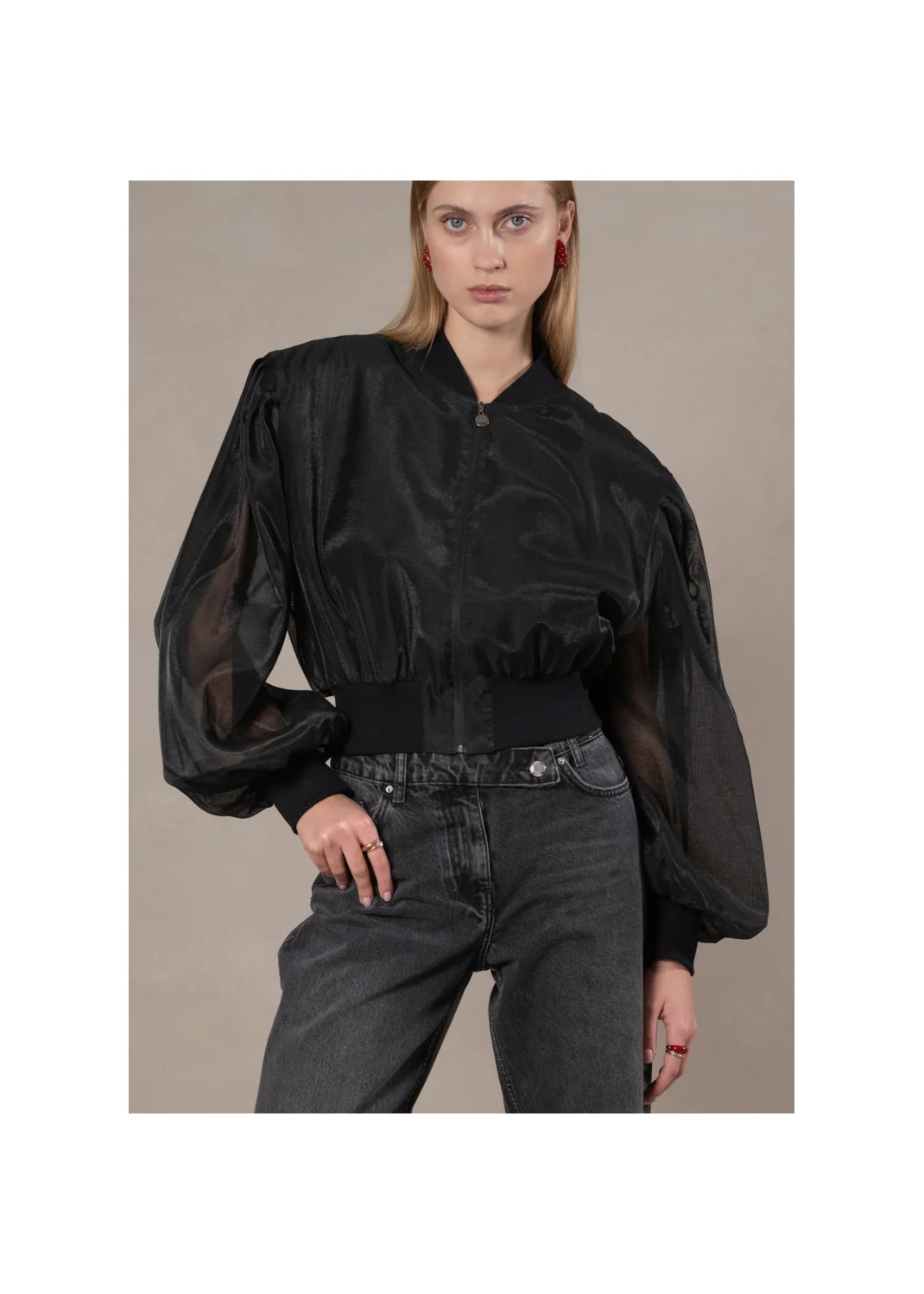 Bomber jacket CARNELIA chiffon - 134975