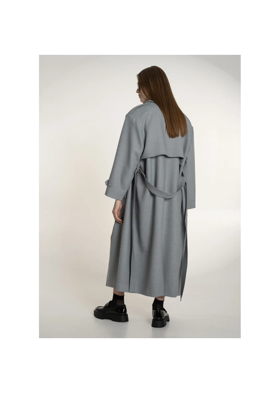 Trench coat VALENCIA gray - 138987