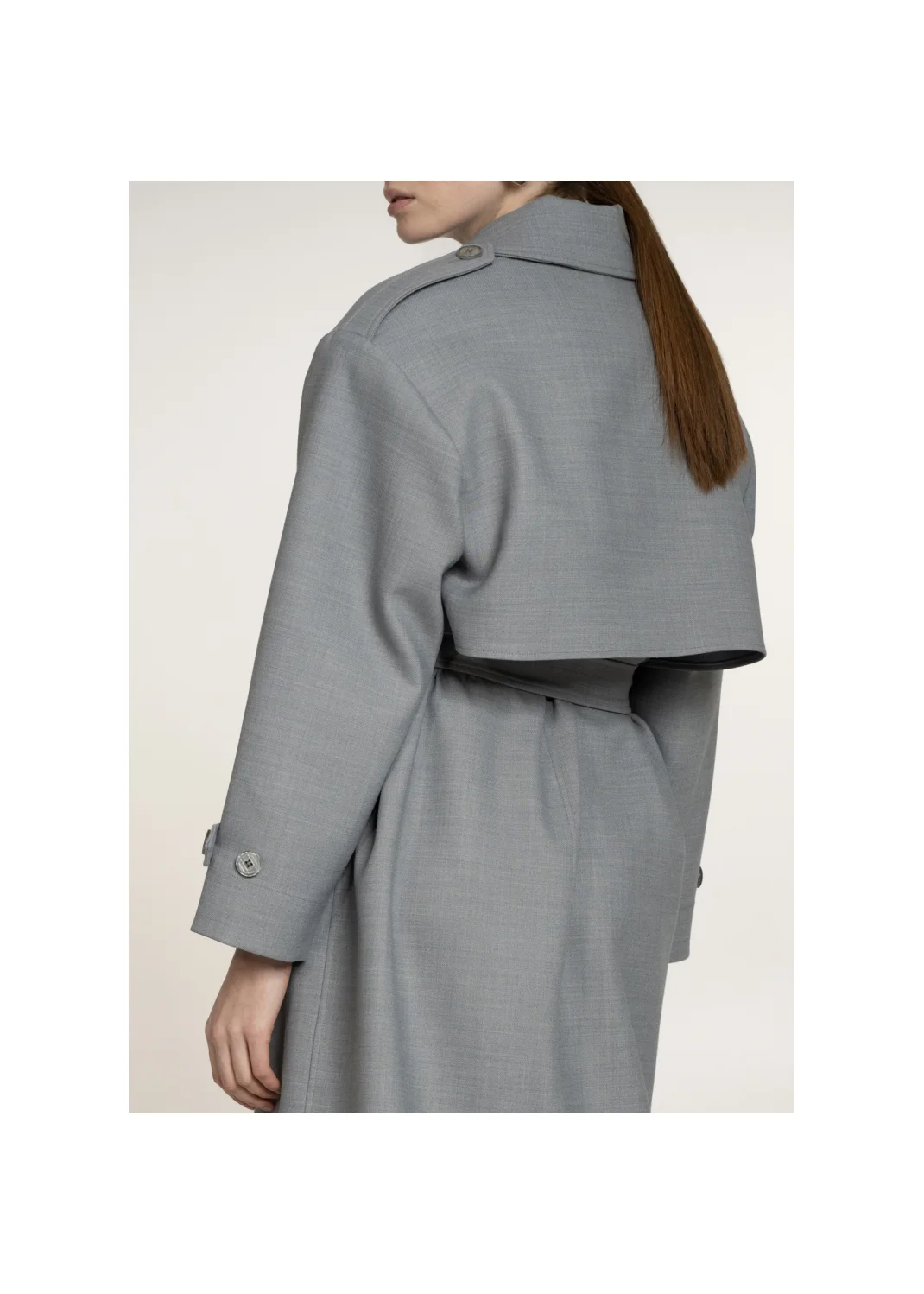 Trench coat VALENCIA gray - 138997