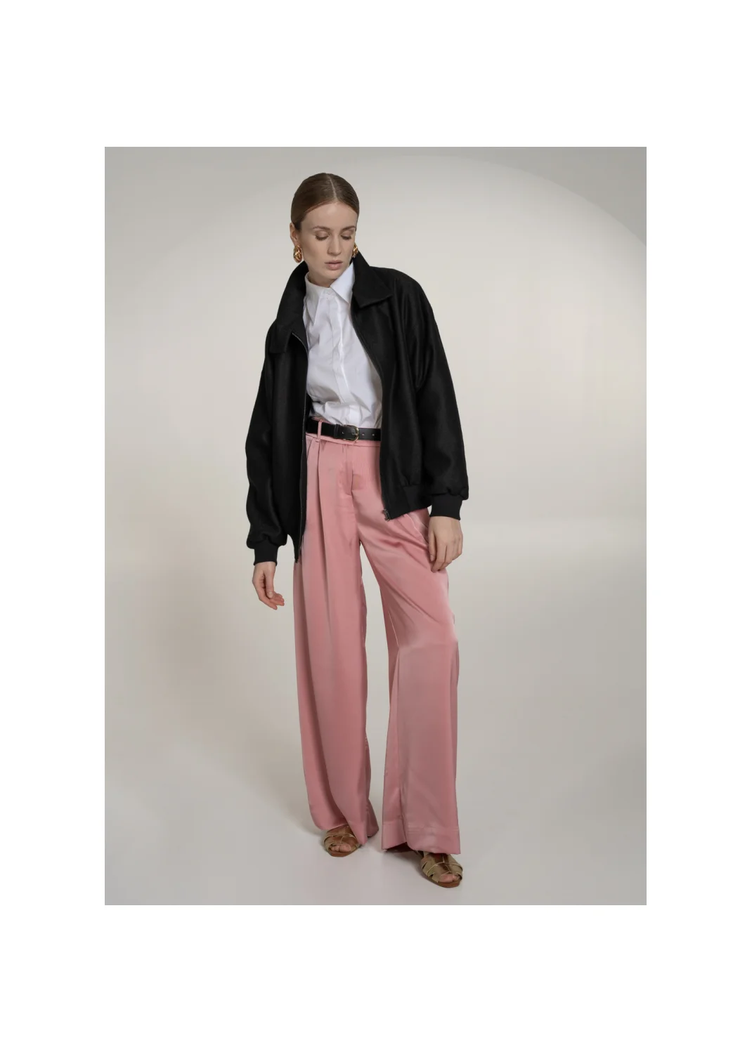 Trousers BLUSH cream pink - 138657