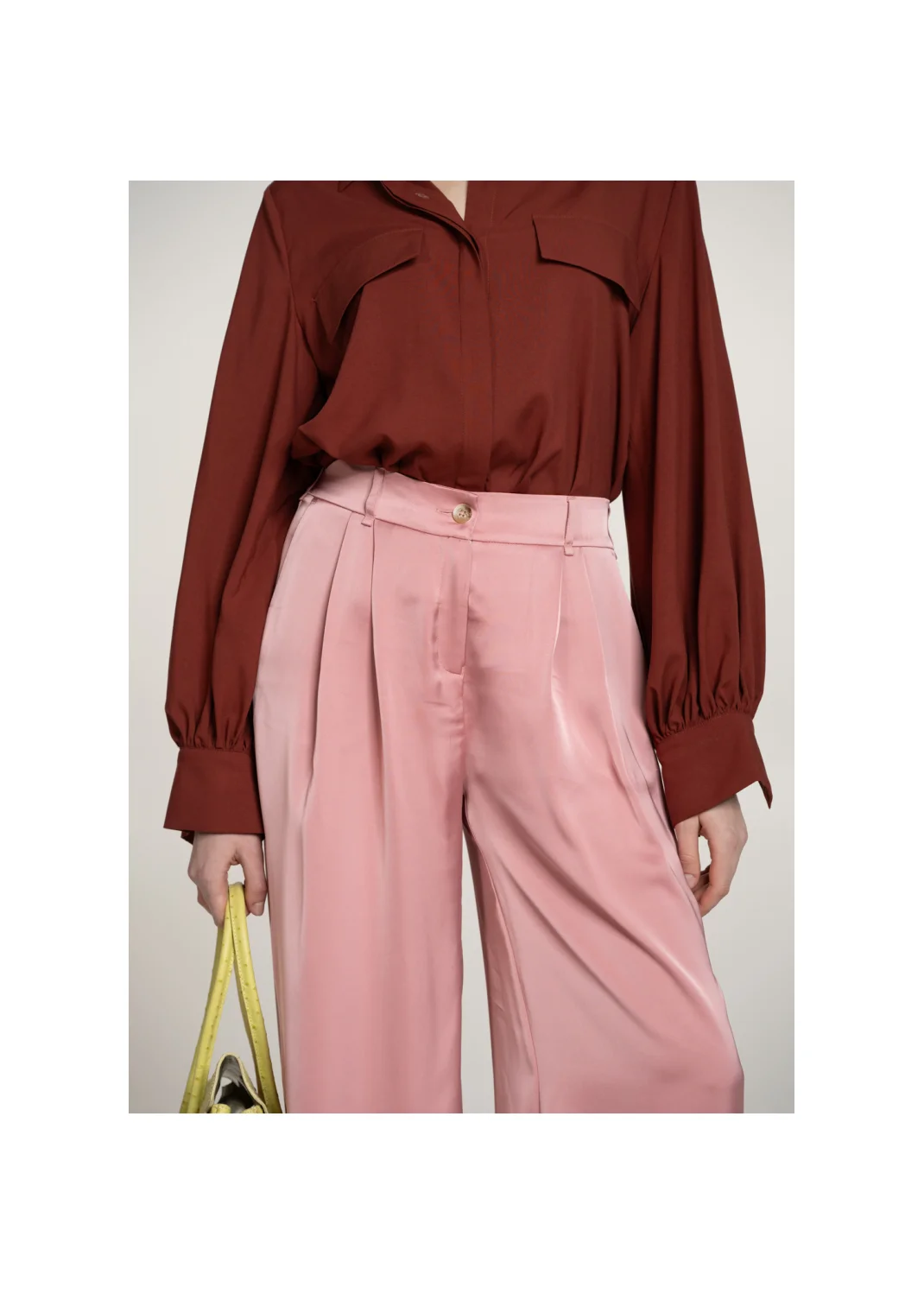 Trousers BLUSH cream pink - 138658