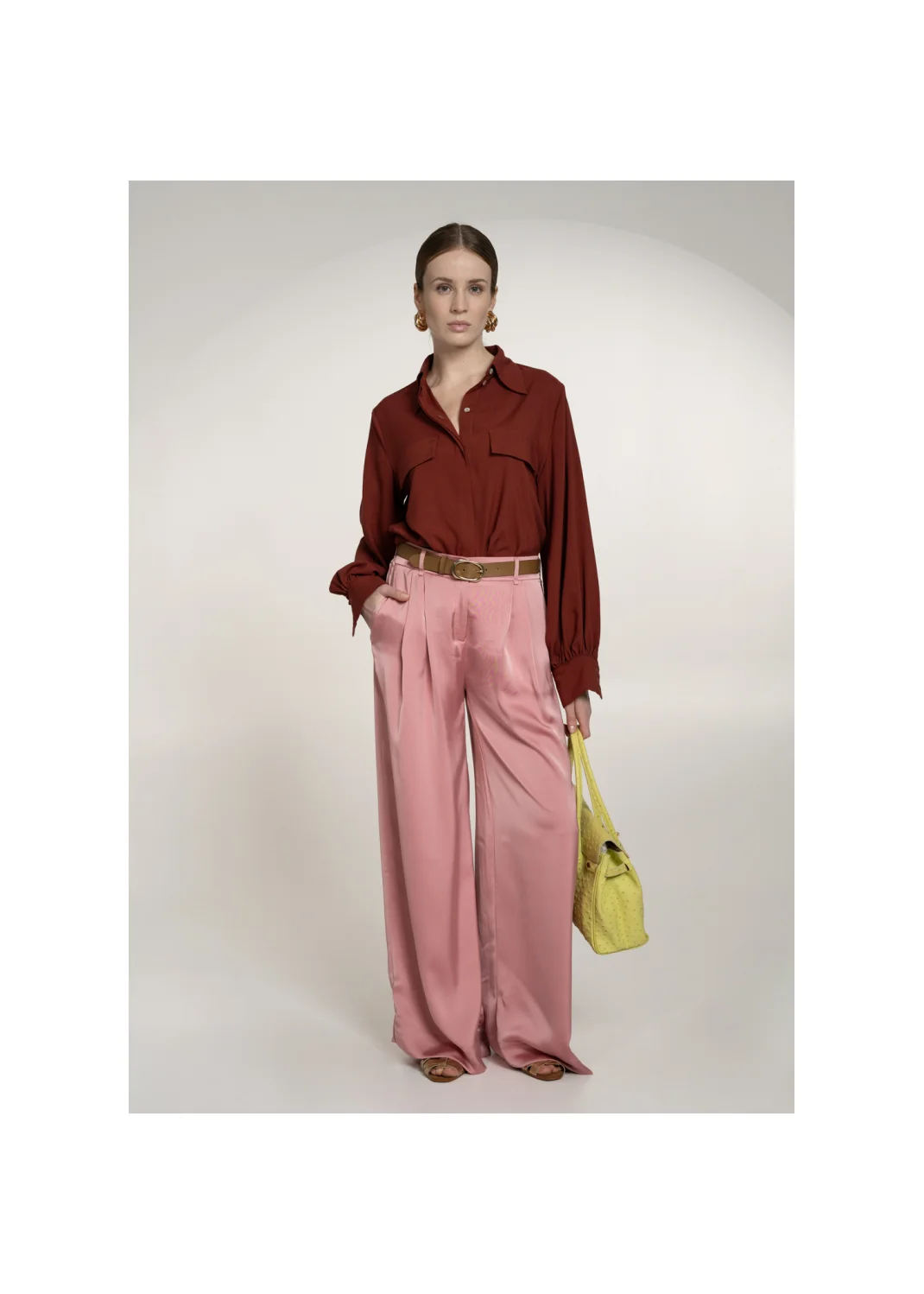 Trousers BLUSH cream pink - 138660