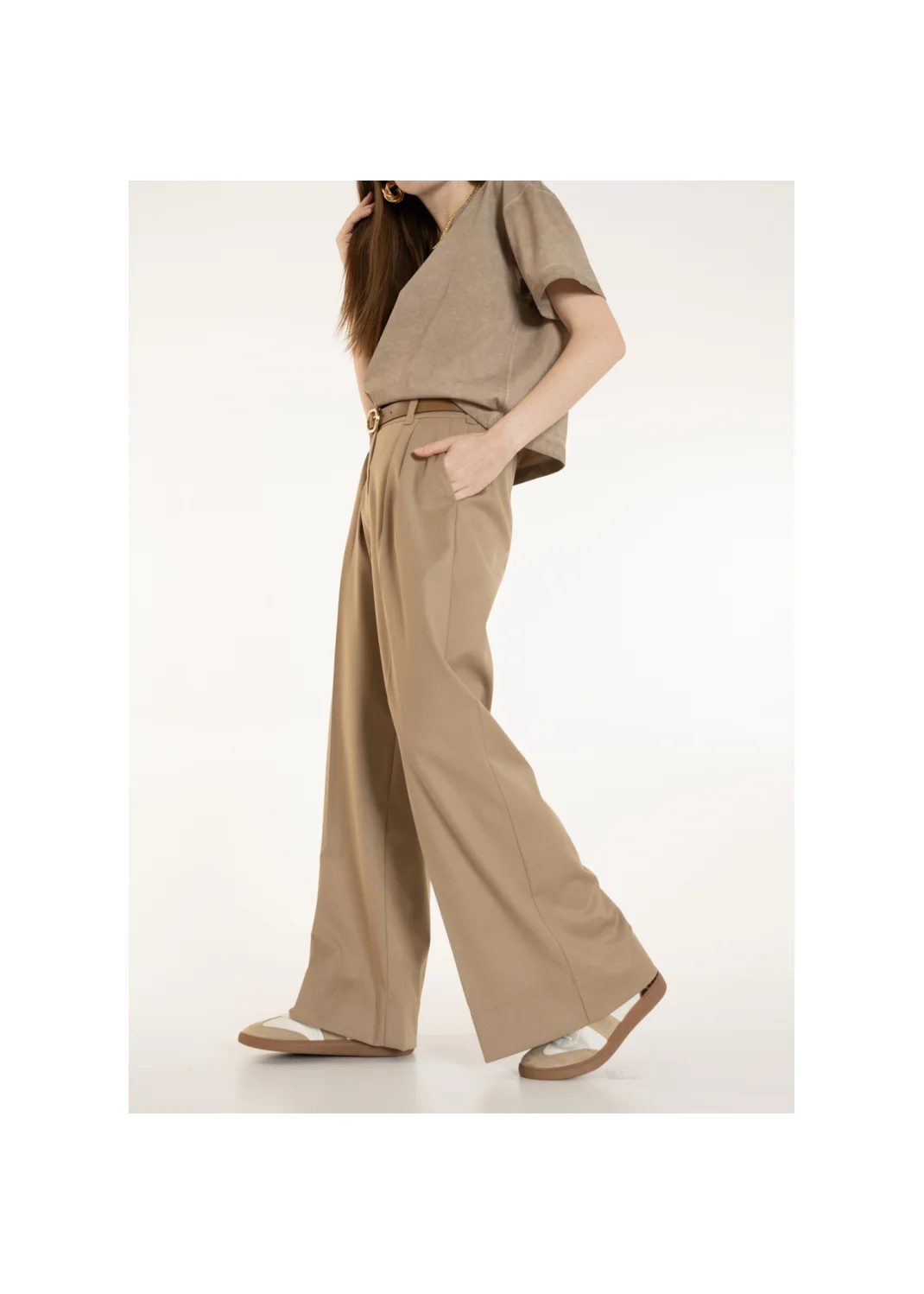 Trousers MUSCARI beige - 138943