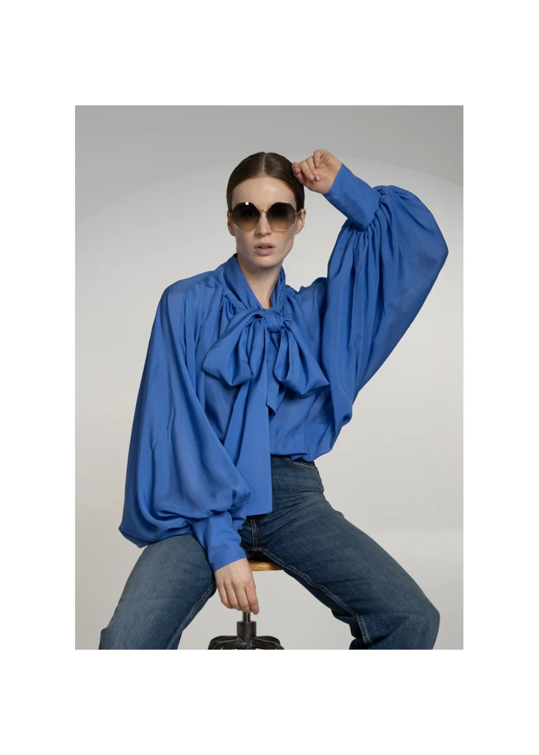 BLOUSE IRISMA blue - 141452