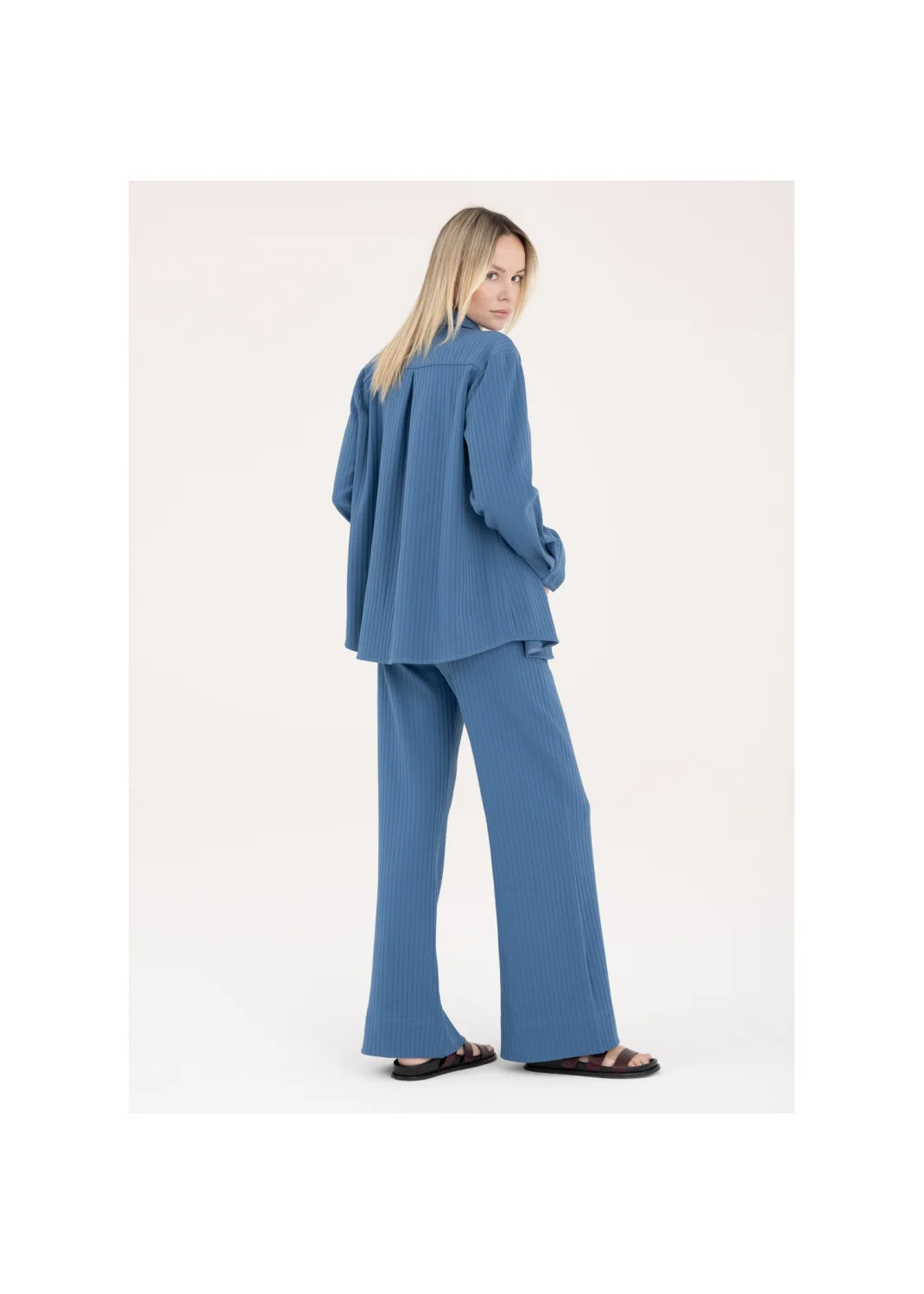 Trousers ANSELMA indigo - 141471