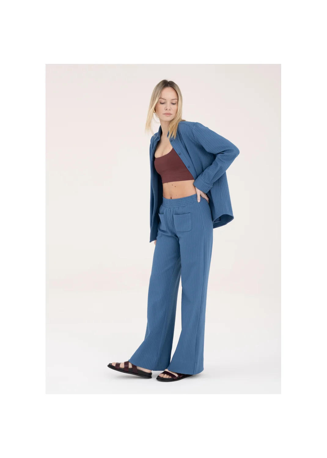 Trousers ANSELMA indigo - 141472