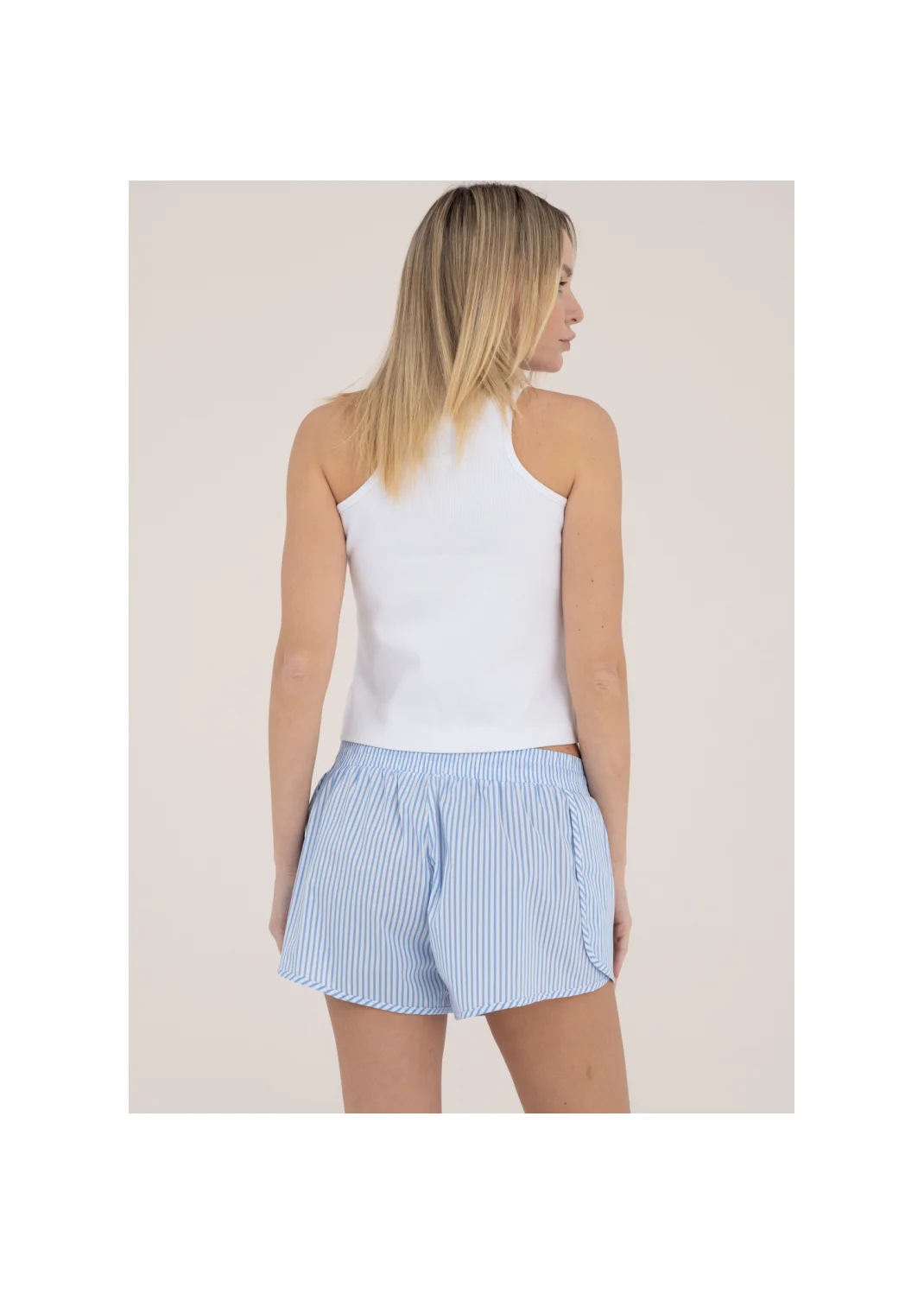 Shorts WENDY blue striped - 140957