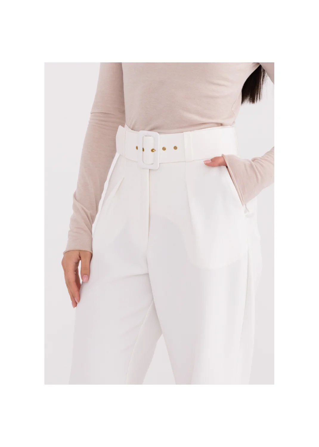 Trousers ALICANTE cream - 142648