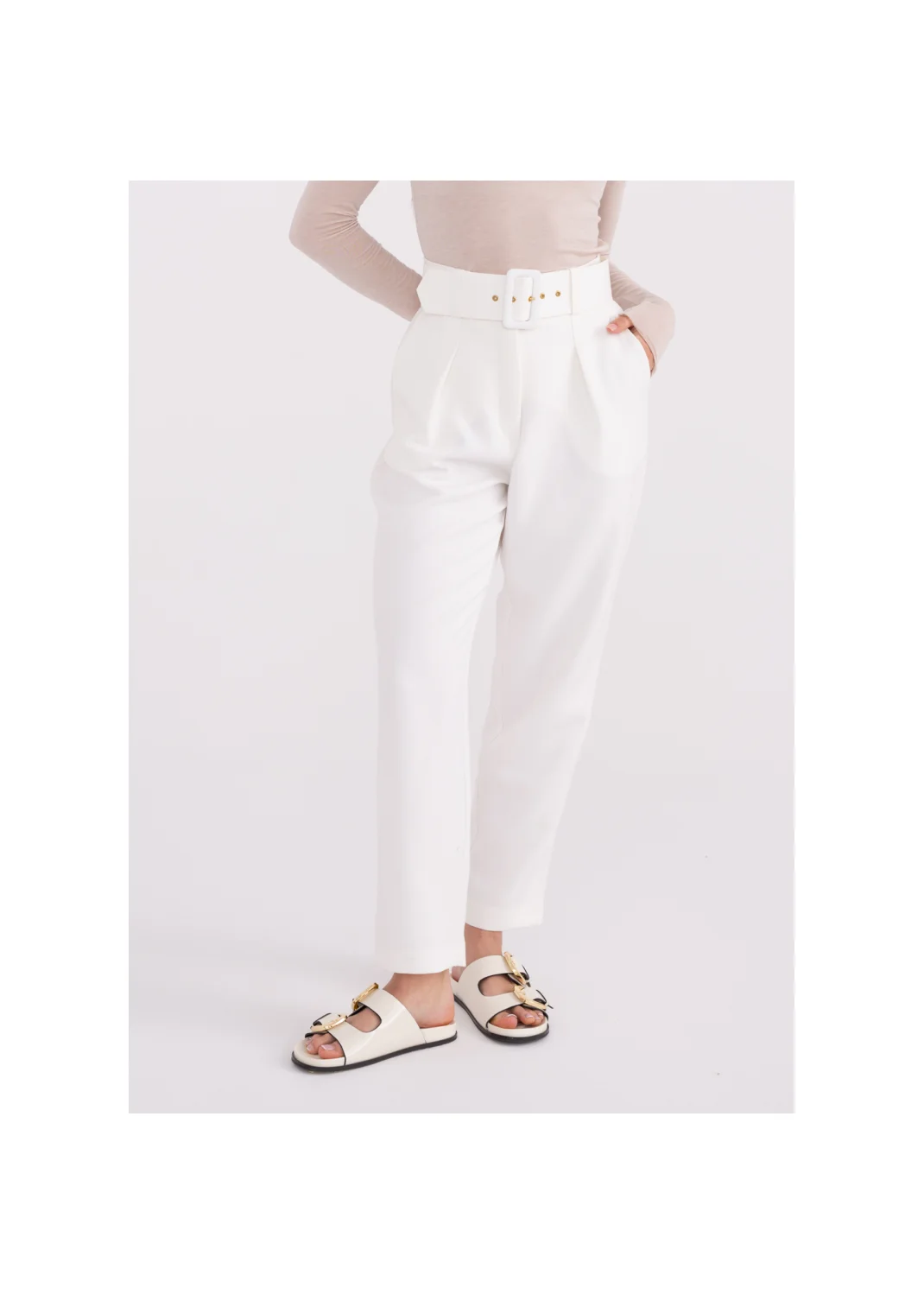 Trousers ALICANTE cream - 142650