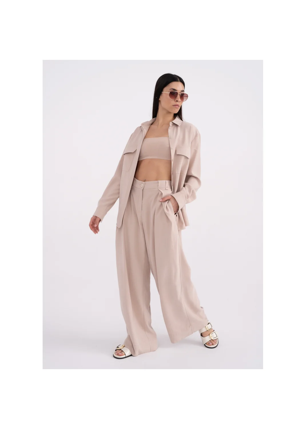 Trousers SOFIA vanilla beige - 144369