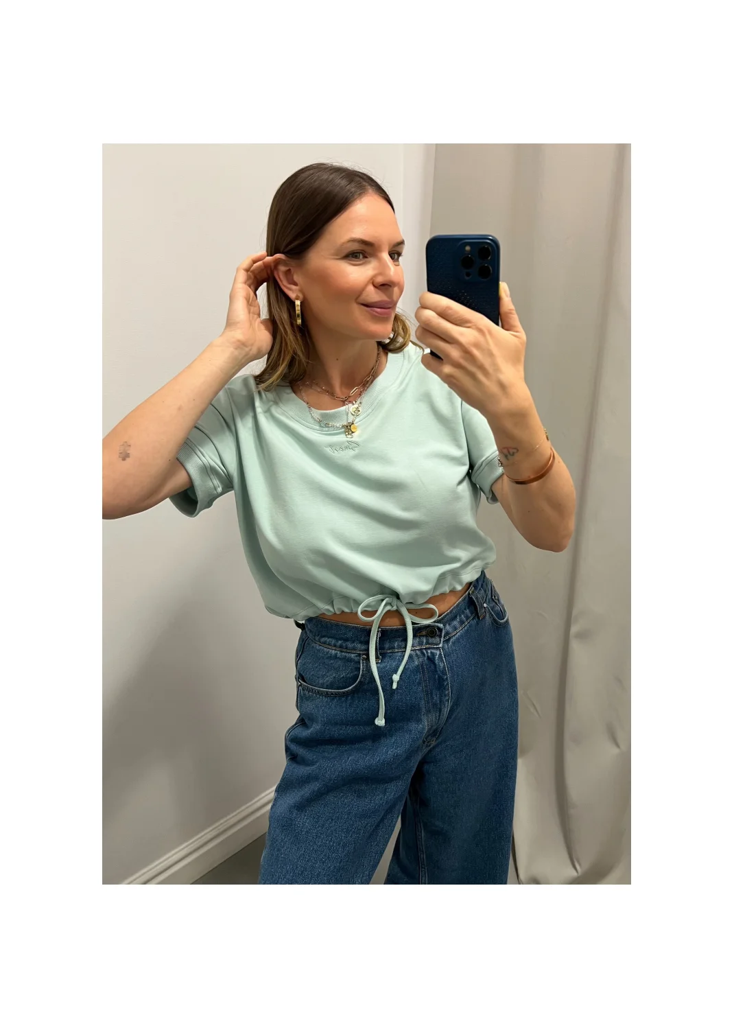 Sweatshirt HOLLYWOOD mint - 145649