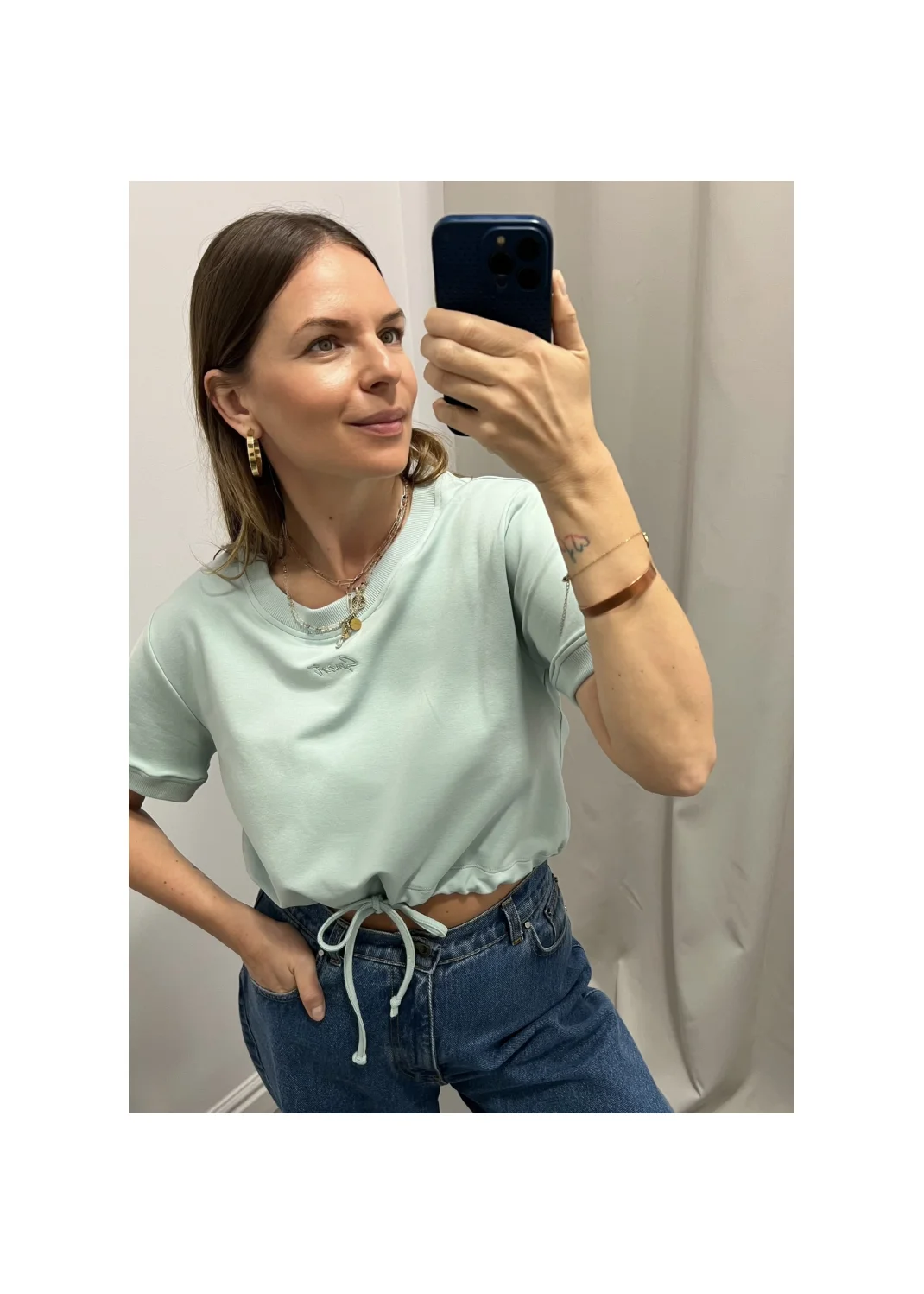 Sweatshirt HOLLYWOOD mint - 145651