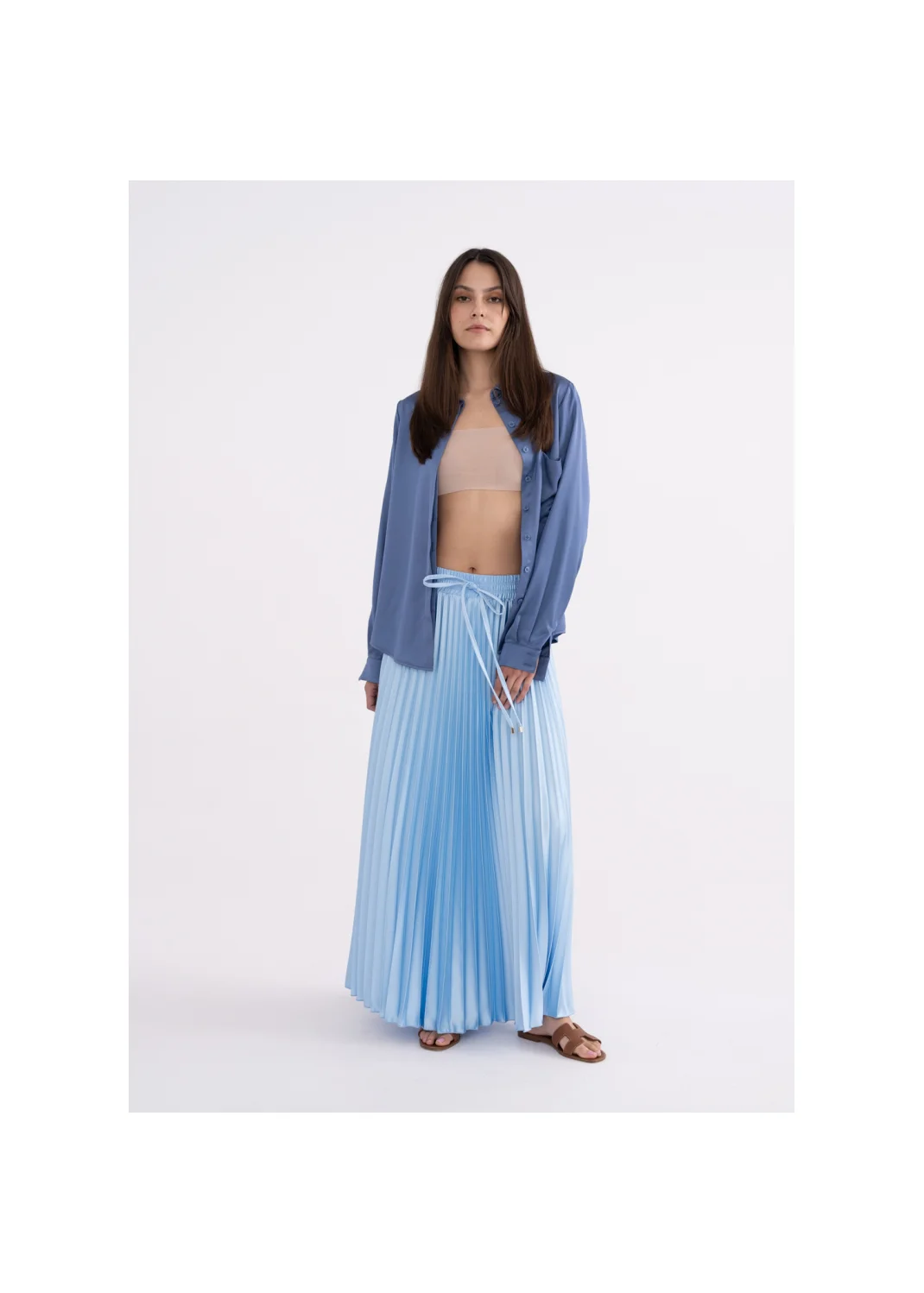 Skirt DHALIA blue - 145665